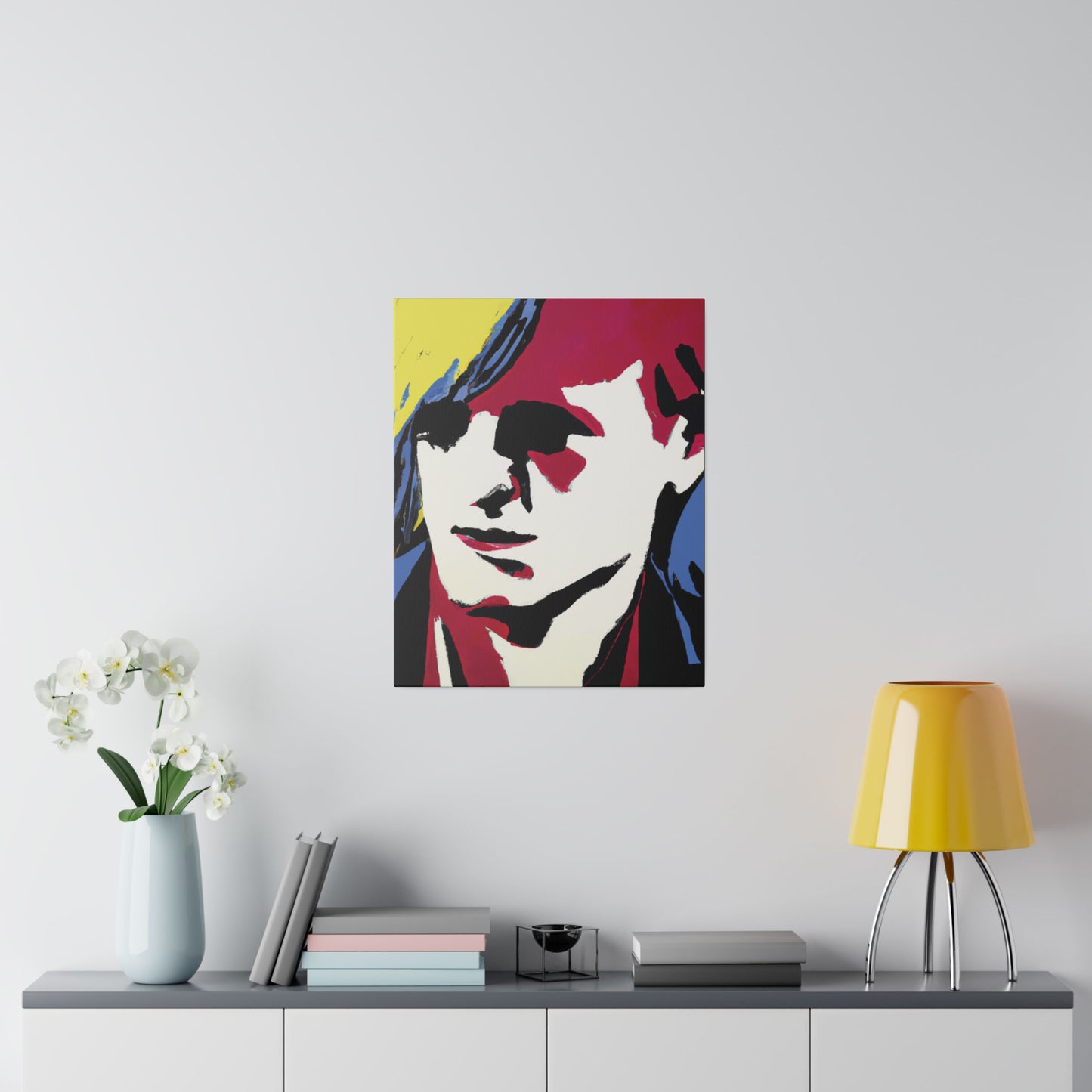 8246E - Rockstar Painting Print | Face | Abstract | Poster | Home Decor | Wall Art | Music Art | Canvas