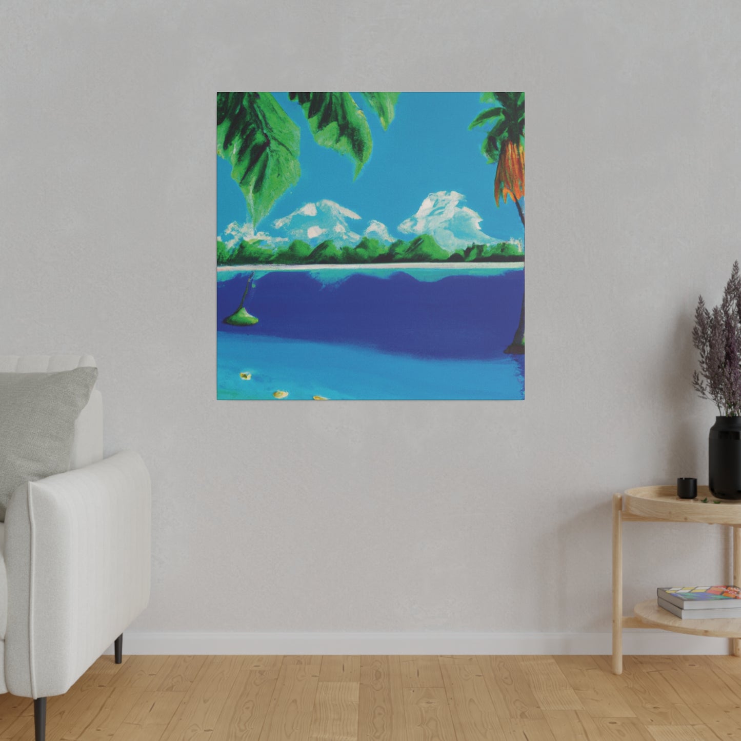 8246P - Bahamas Ocean Painting Print | Bahamas | Ocean | Beach | Poster | Home Decor | Wall Art | Canvas