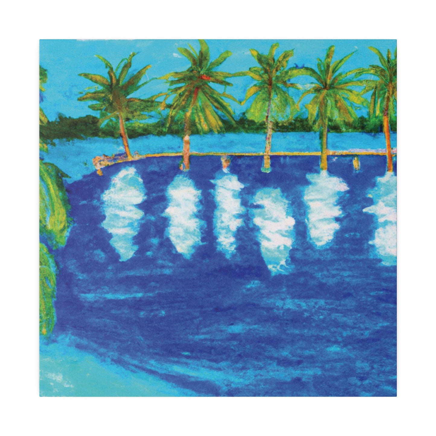 7996V - Bahamas Ocean Painting Print | Bahamas | Ocean | Beach | Poster | Home Decor | Wall Art | Canvas