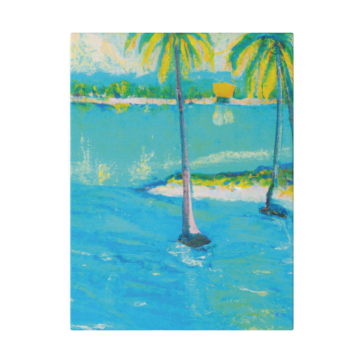9652X - Bahamas Ocean Painting Print | Bahamas | Ocean | Beach | Poster | Home Decor | Wall Art | Canvas