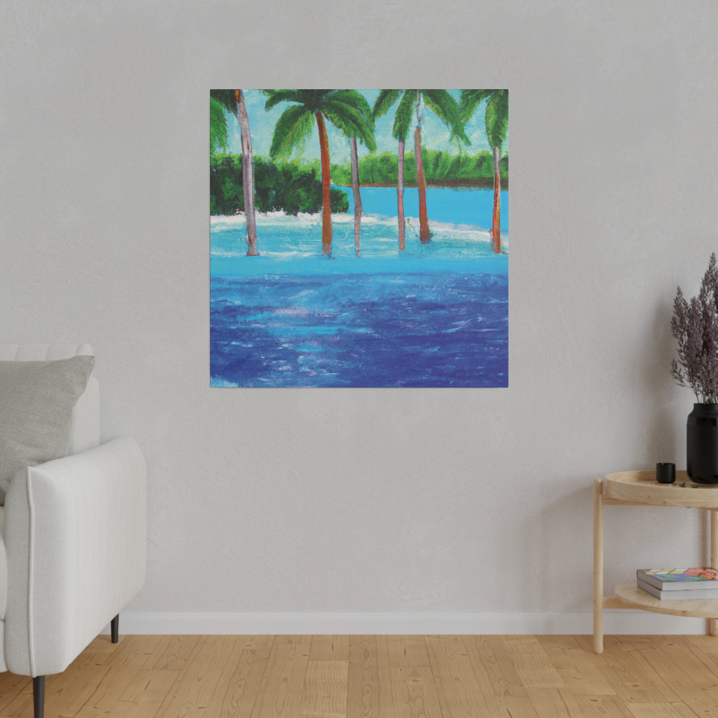 4563X - Bahamas Ocean Painting Print | Bahamas | Ocean | Beach | Poster | Home Decor | Wall Art | Canvas