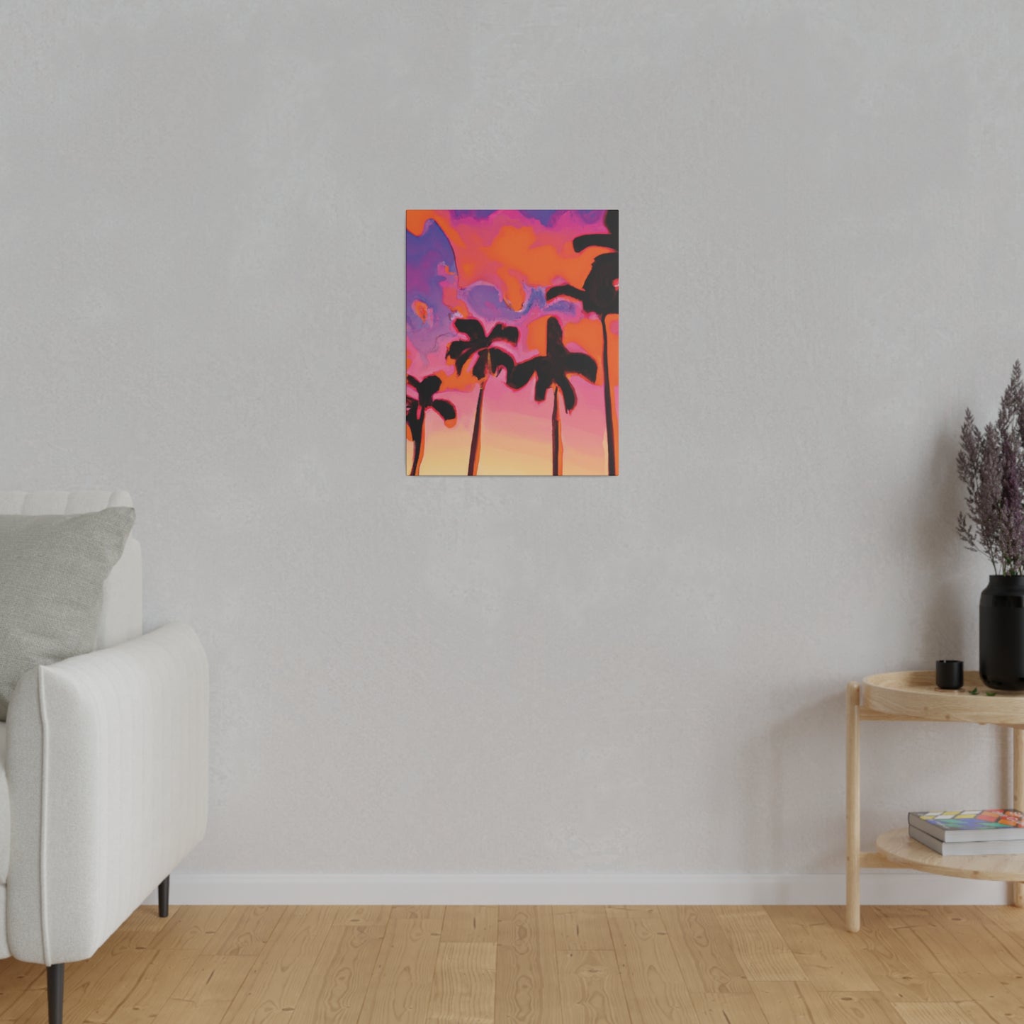 7182U - Miami Beach Sunset Painting Print | Miami | Beach | Sunset | Poster | Home Decor | Wall Art | Canvas