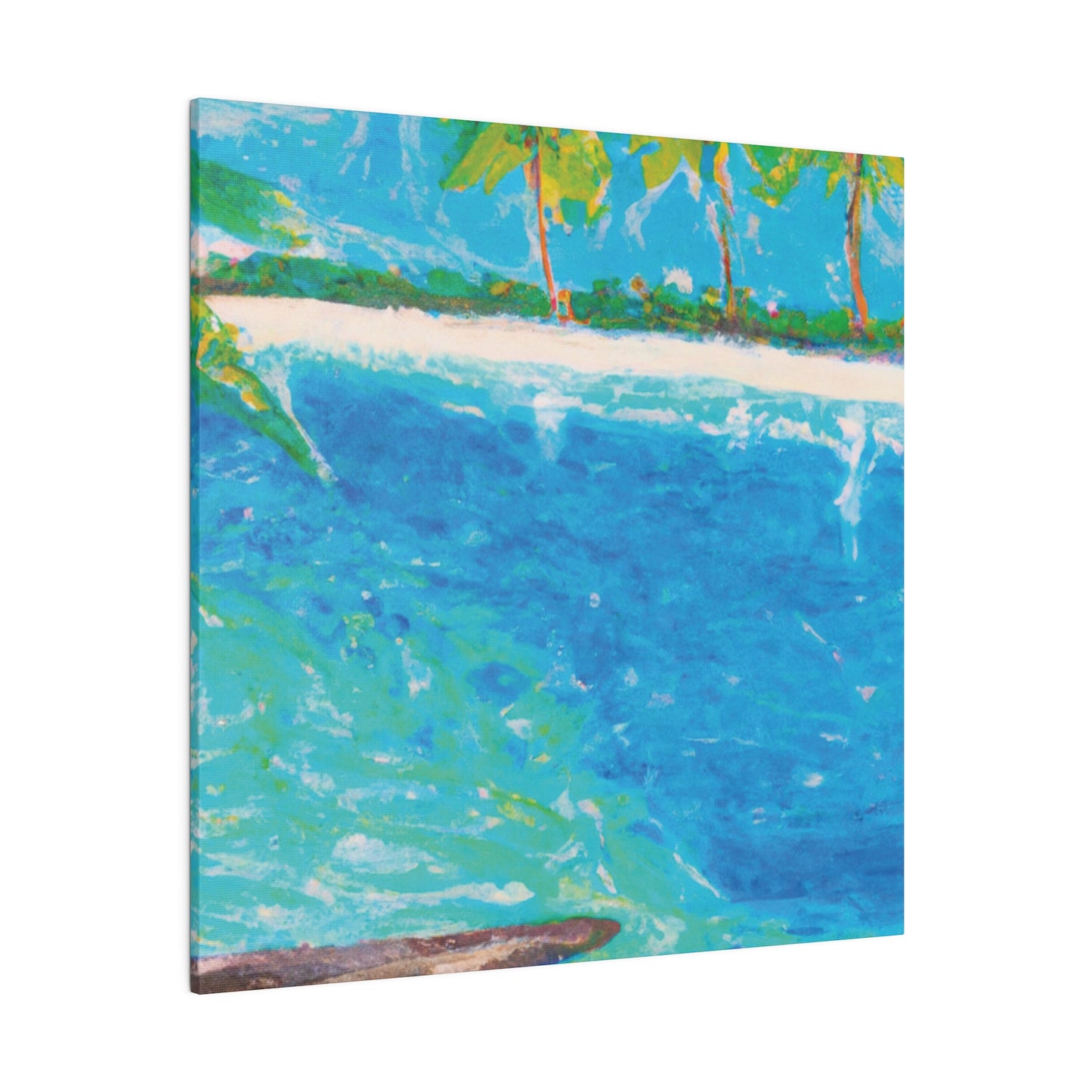 5065C - Bahamas Ocean Painting Print | Bahamas | Ocean | Beach | Poster | Home Decor | Wall Art | Canvas