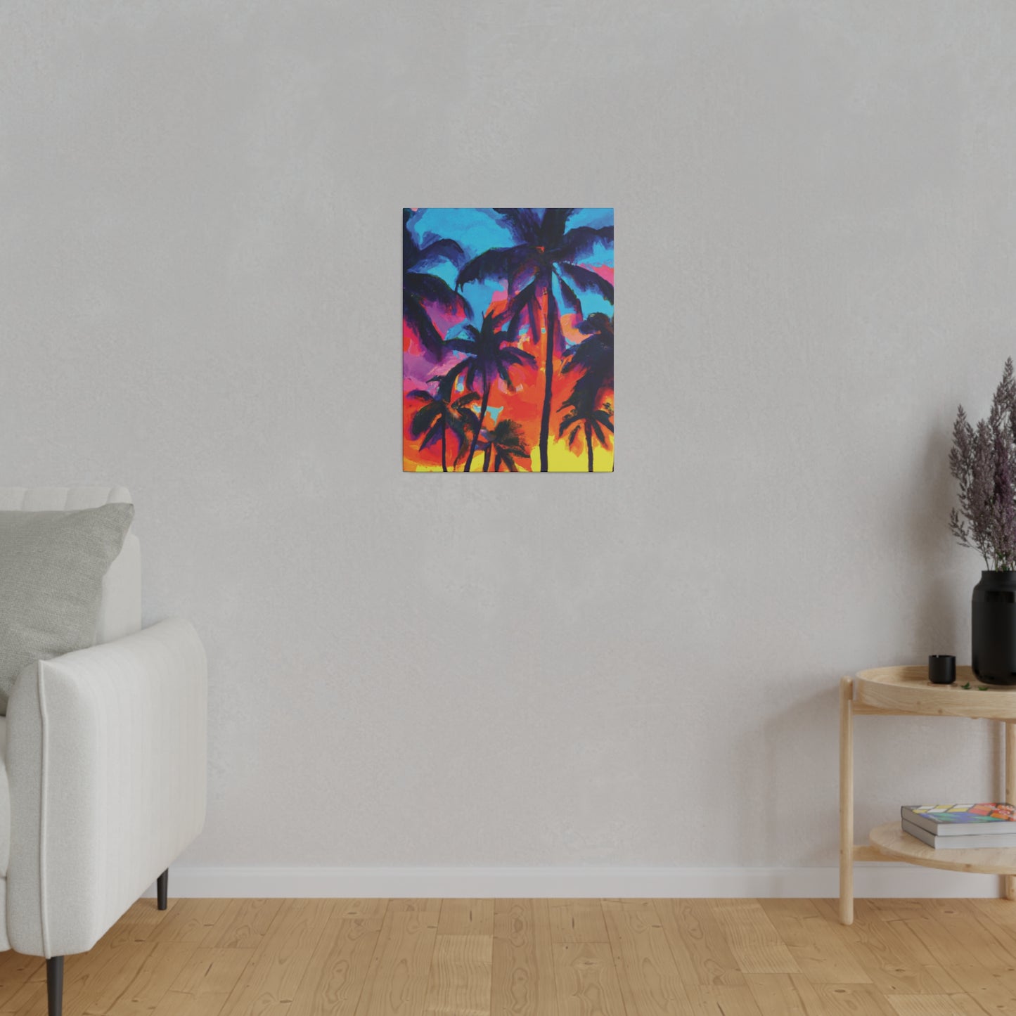 4672F - Miami Beach Sunset Painting Print | Miami | Beach | Sunset | Poster | Home Decor | Wall Art | Canvas