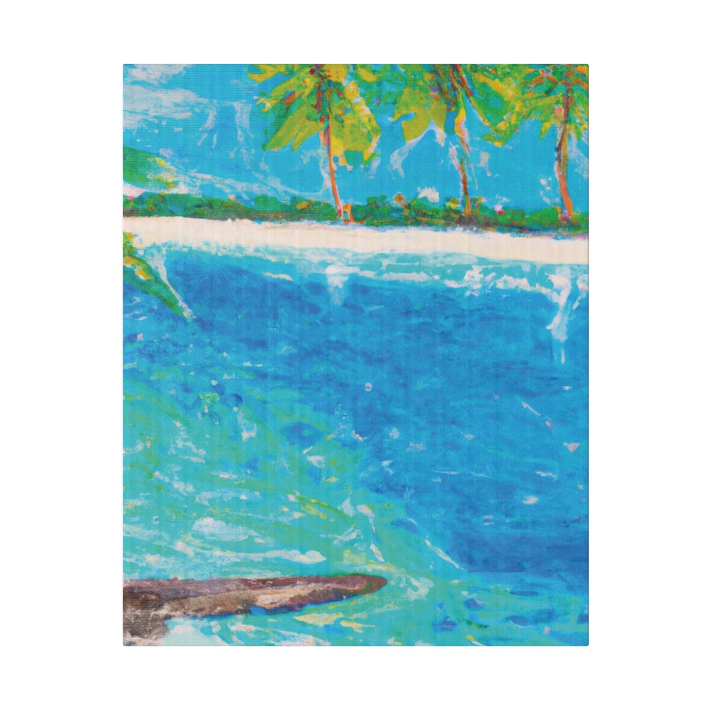 5065C - Bahamas Ocean Painting Print | Bahamas | Ocean | Beach | Poster | Home Decor | Wall Art | Canvas