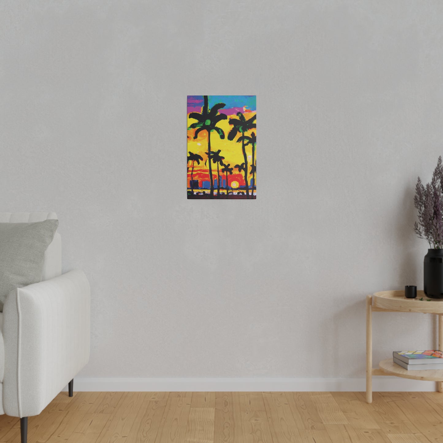 9497Z - Miami Beach Sunset Painting Print | Miami | Beach | Sunset | Poster | Home Decor | Wall Art | Canvas