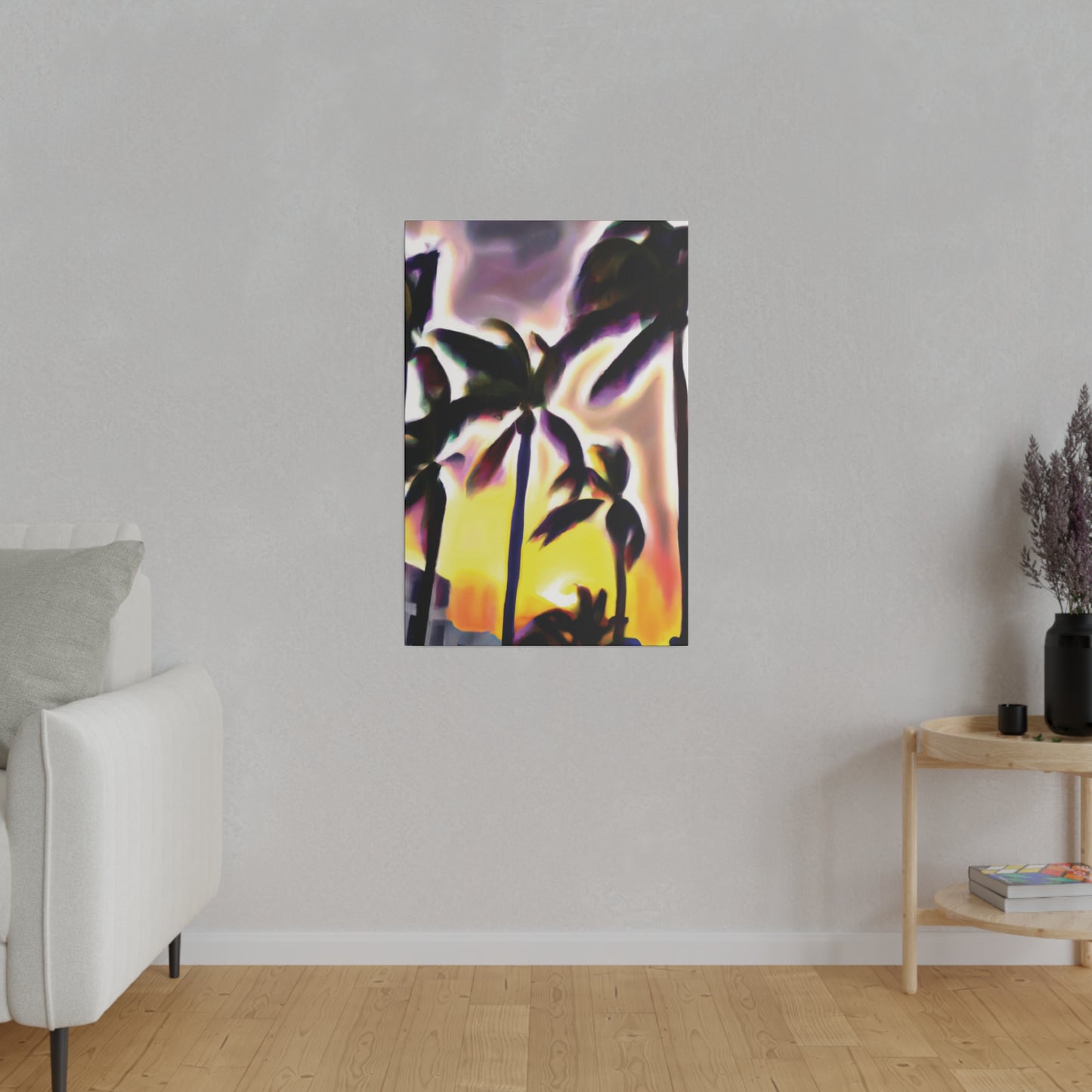 6278R - Miami Beach Sunset Painting Print | Miami | Beach | Sunset | Poster | Home Decor | Wall Art | Canvas