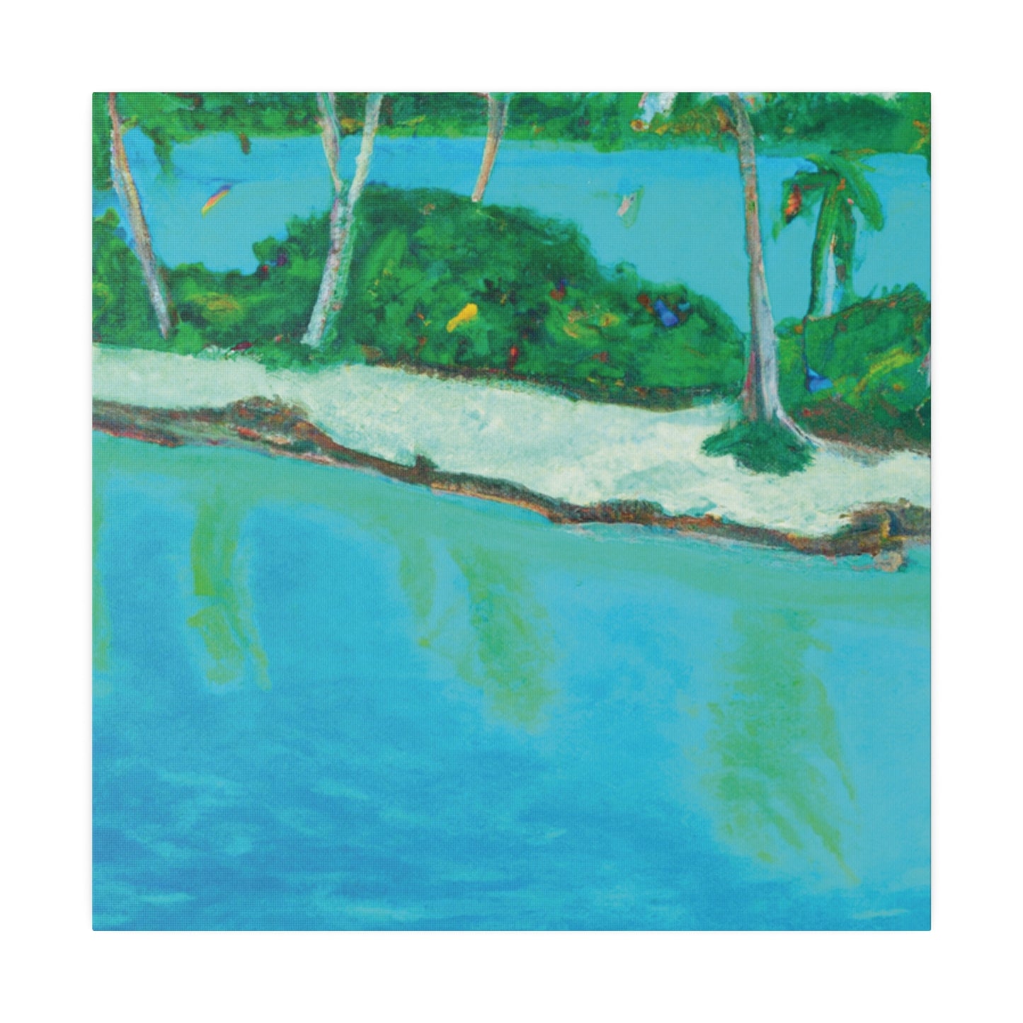 9621A - Bahamas Ocean Painting Print | Bahamas | Ocean | Beach | Poster | Home Decor | Wall Art | Canvas