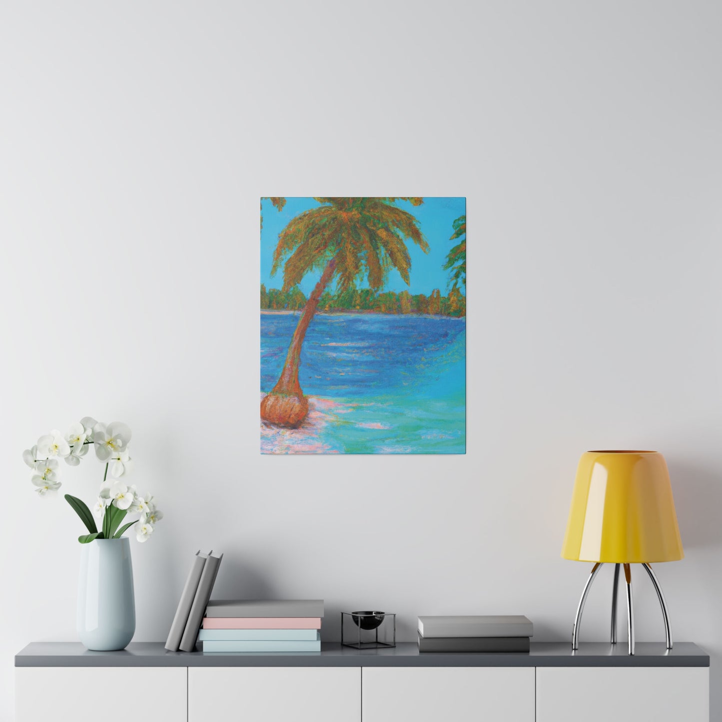 4348S - Bahamas Ocean Painting Print | Bahamas | Ocean | Beach | Poster | Home Decor | Wall Art | Canvas