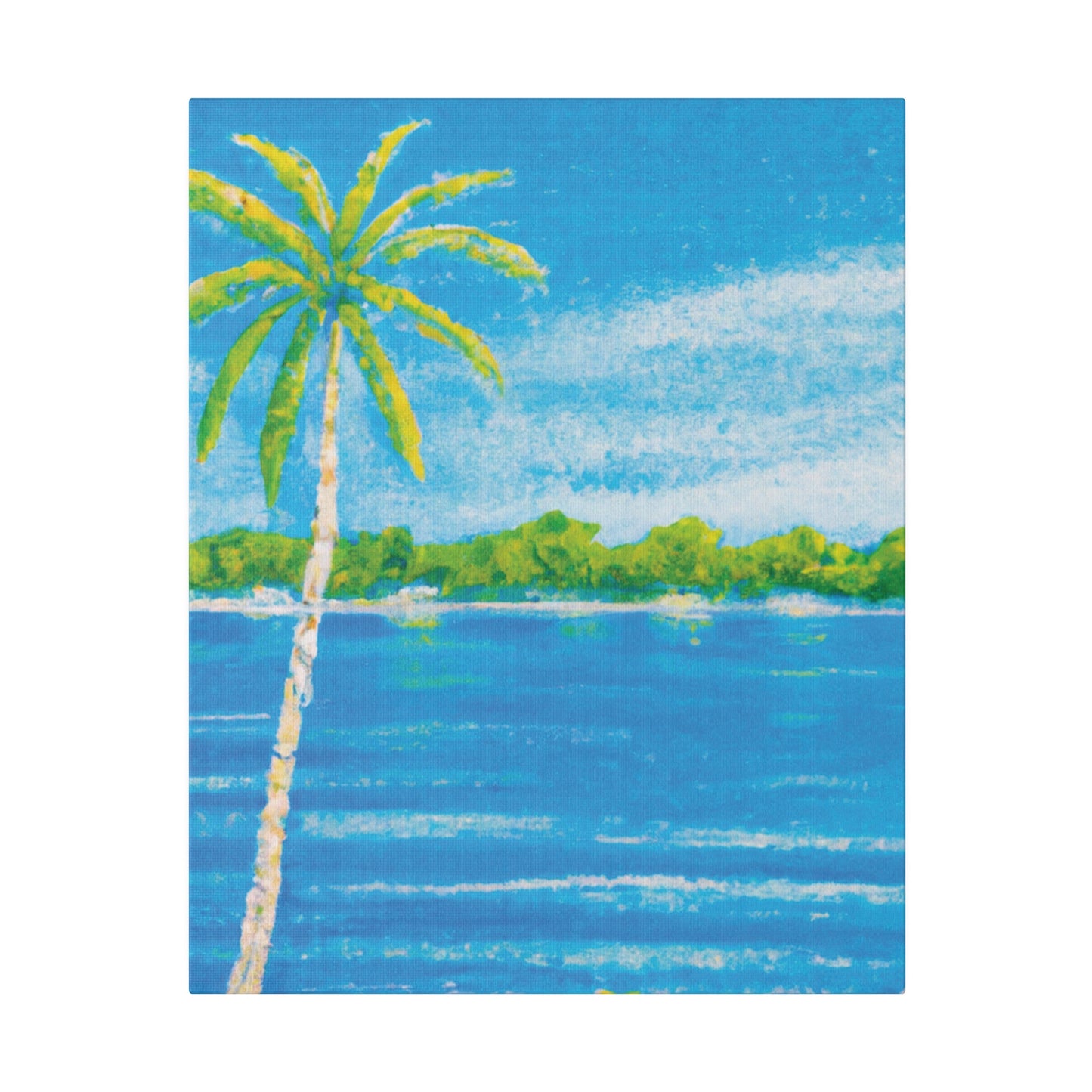 9803Q - Bahamas Ocean Painting Print | Bahamas | Ocean | Beach | Poster | Home Decor | Wall Art | Canvas