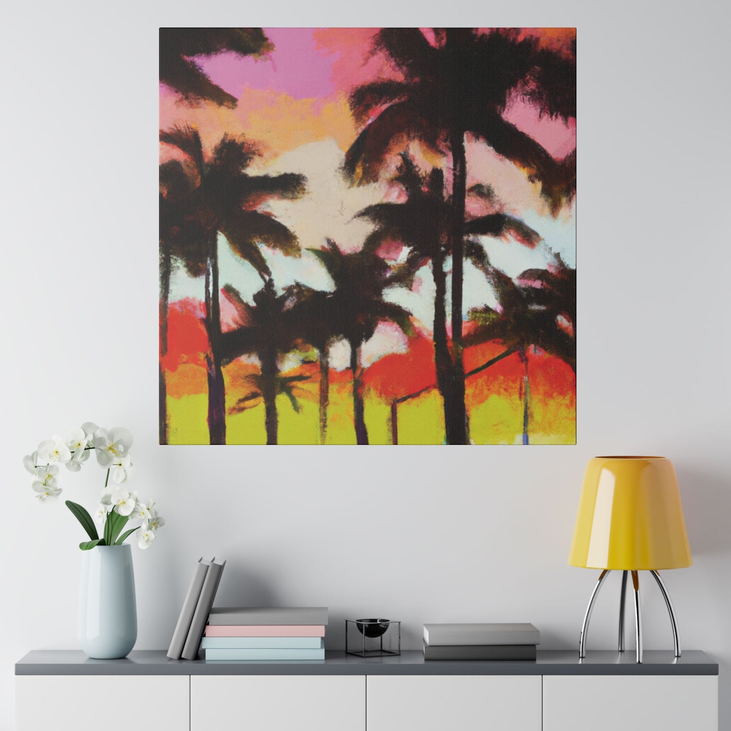 2187U - Miami Beach Sunset Painting Print | Miami | Beach | Sunset | Poster | Home Decor | Wall Art | Canvas