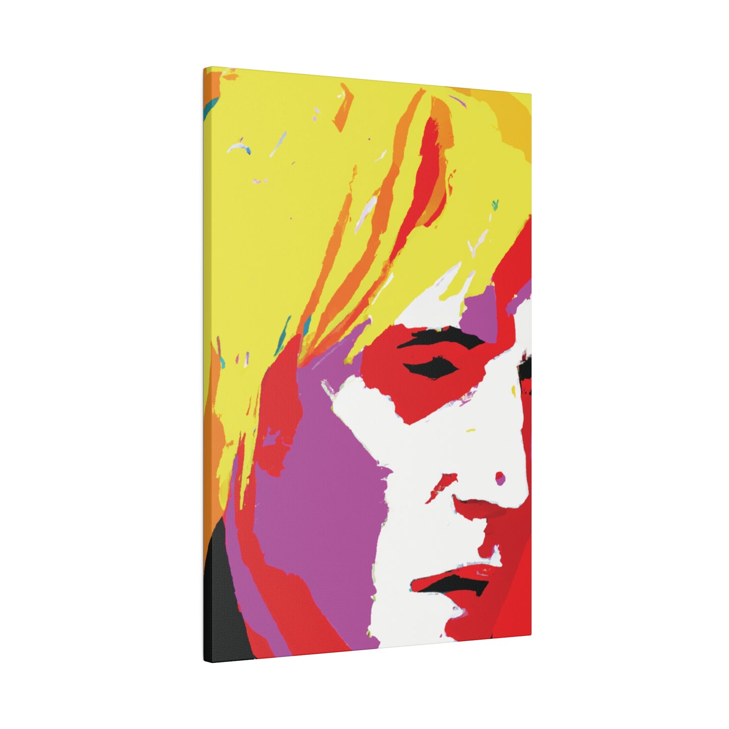 175X - Rockstar Painting Print | Face | Abstract | Poster | Home Decor | Wall Art | Music Art | Canvas