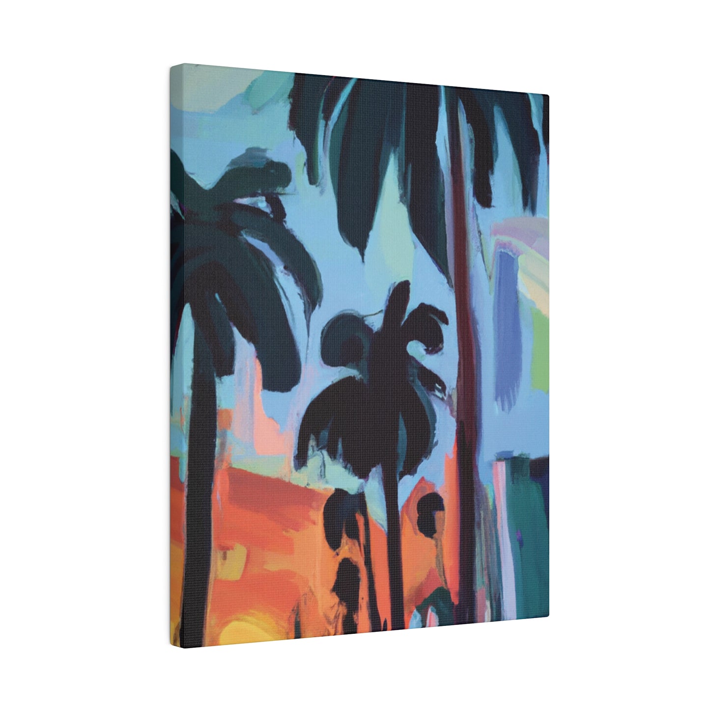 3524Z - Miami Beach Sunset Painting Print | Miami | Beach | Sunset | Poster | Home Decor | Wall Art | Canvas