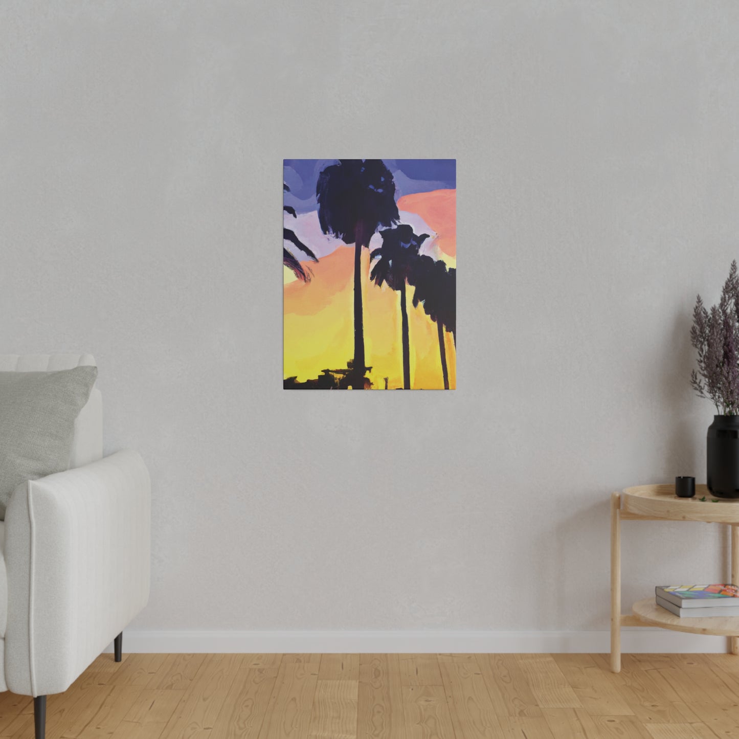 8023Y - Miami Beach Sunset Painting Print | Miami | Beach | Sunset | Poster | Home Decor | Wall Art | Canvas