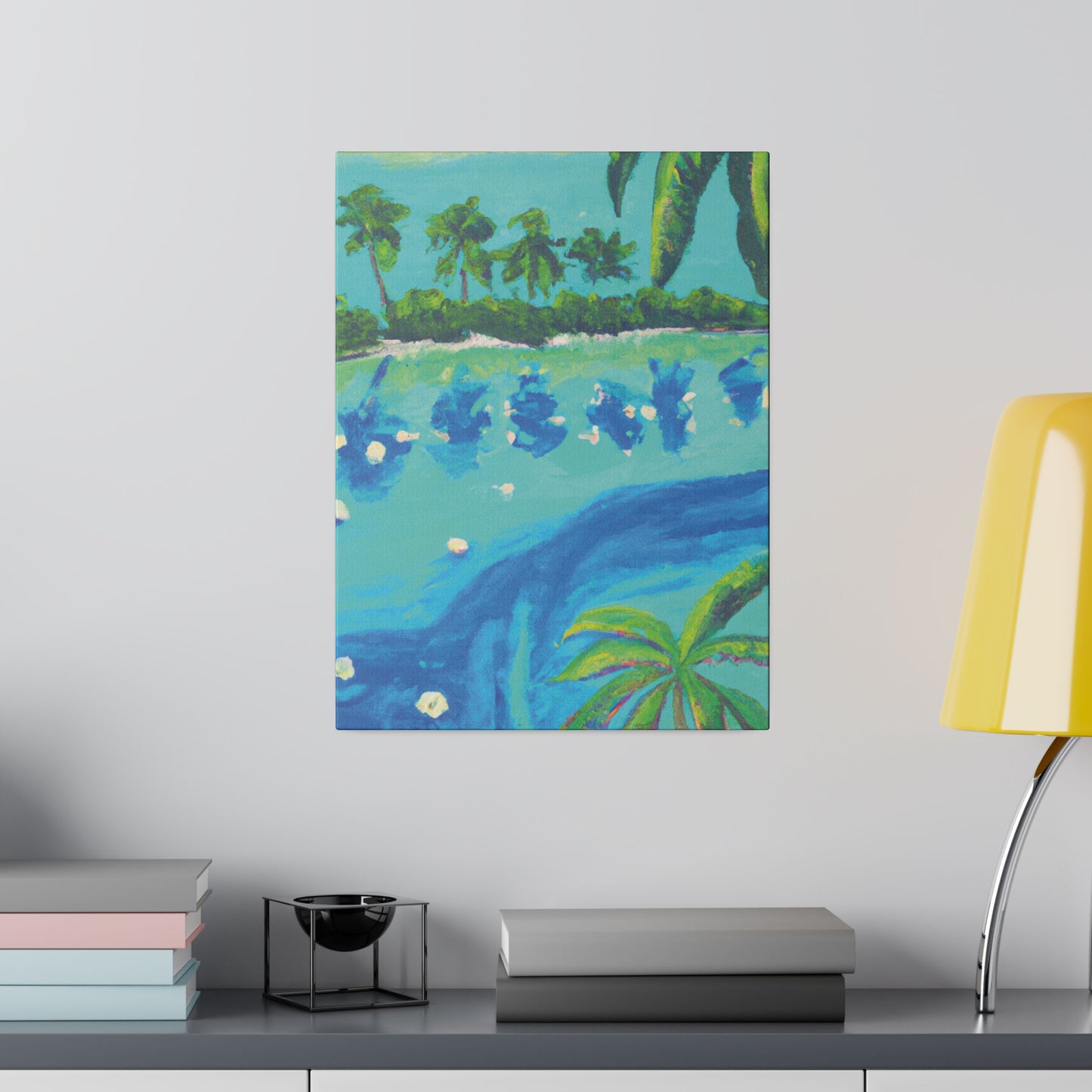 7772T - Bahamas Ocean Painting Print | Bahamas | Ocean | Beach | Poster | Home Decor | Wall Art | Canvas