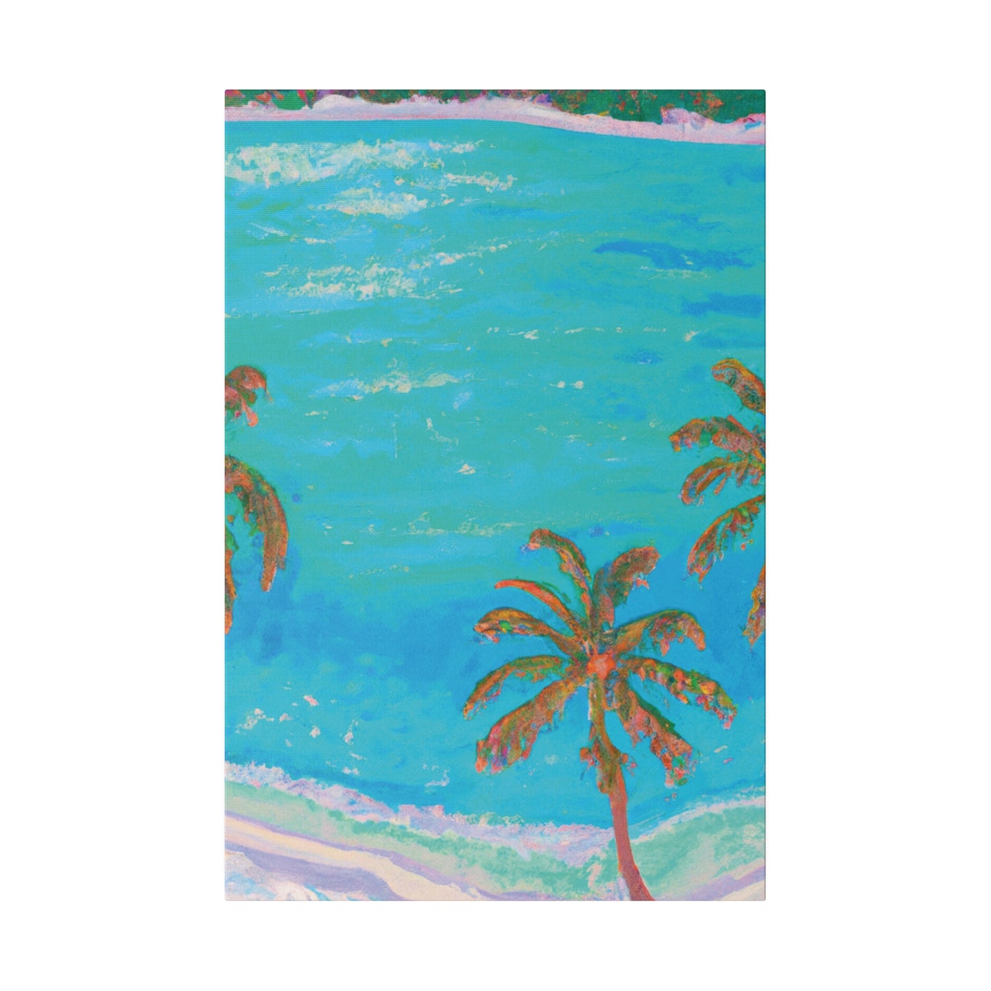 4532X - Bahamas Ocean Painting Print | Bahamas | Ocean | Beach | Poster | Home Decor | Wall Art | Canvas