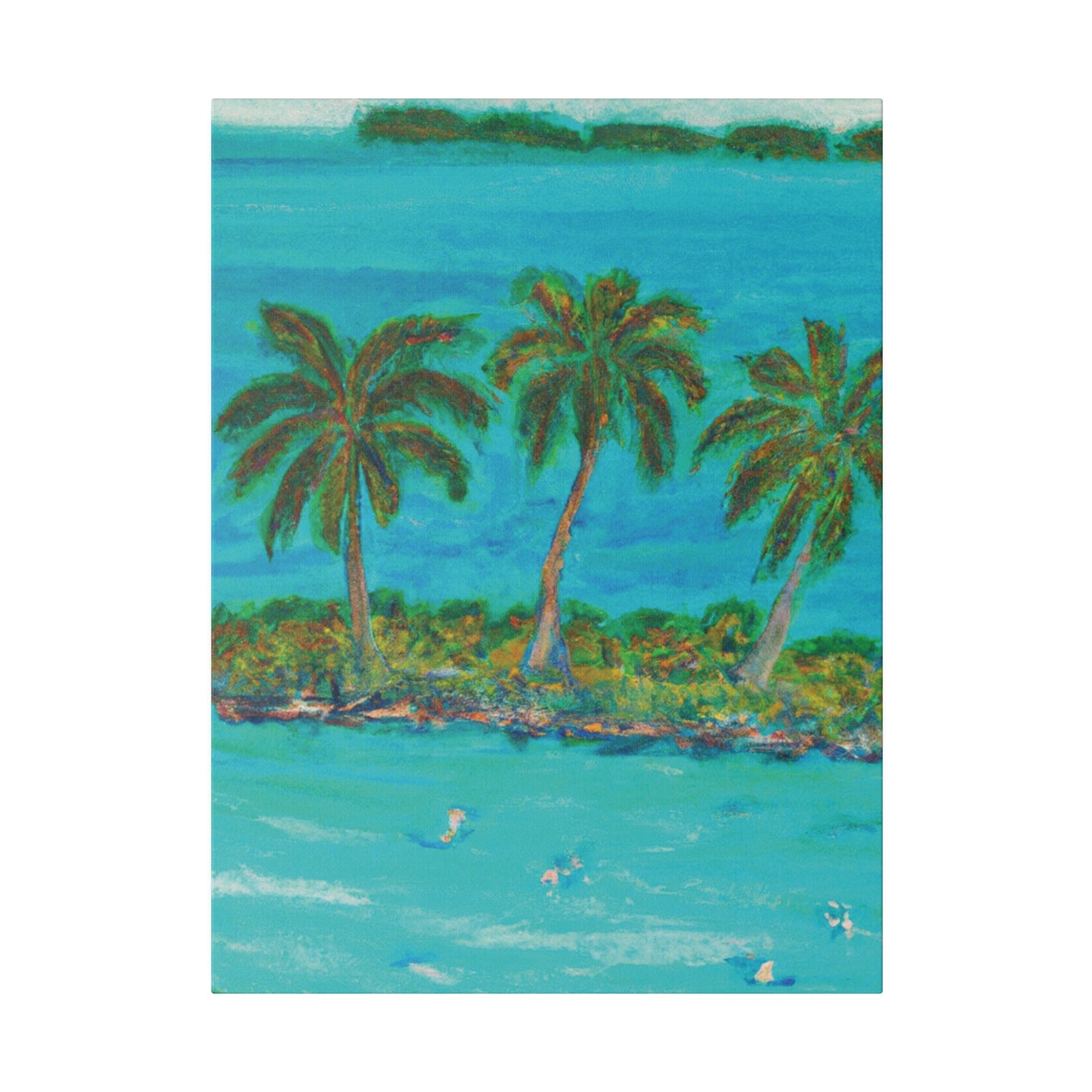 4205N - Bahamas Ocean Painting Print | Bahamas | Ocean | Beach | Poster | Home Decor | Wall Art | Canvas