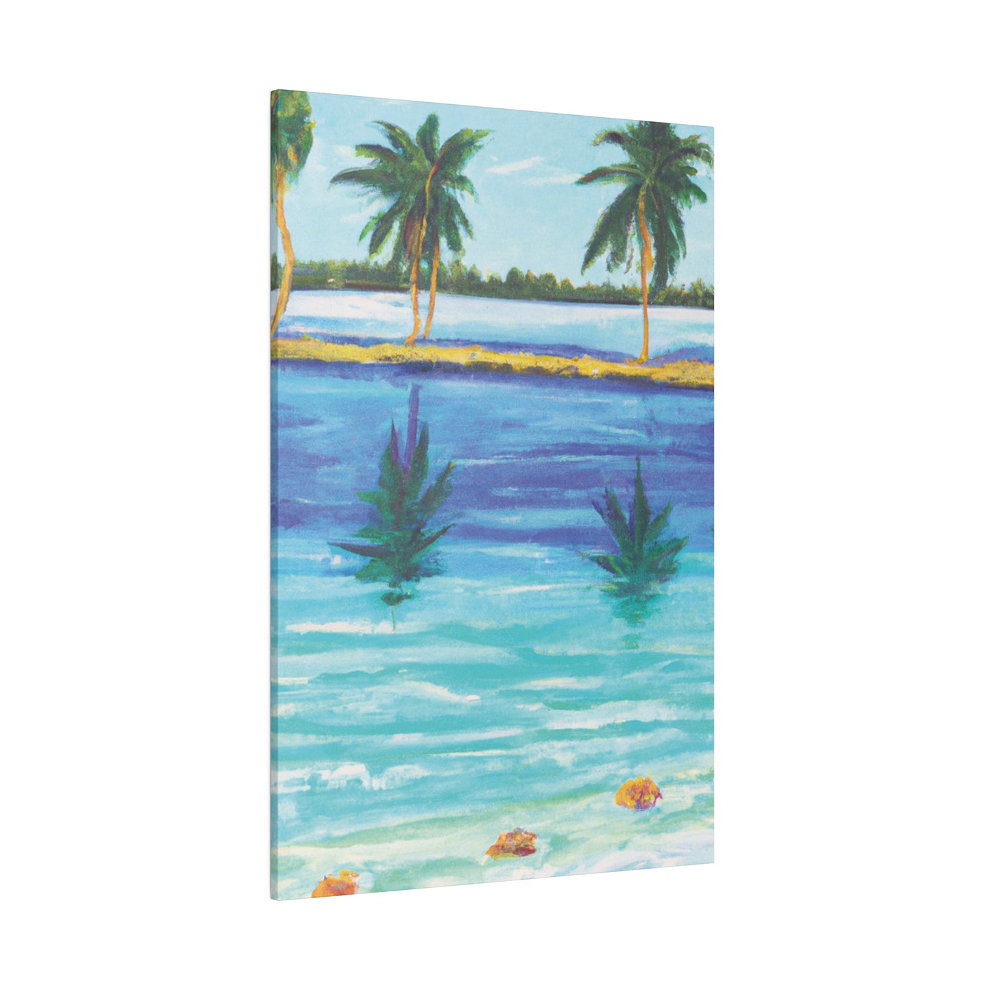 9768P - Bahamas Ocean Painting Print | Bahamas | Ocean | Beach | Poster | Home Decor | Wall Art | Canvas