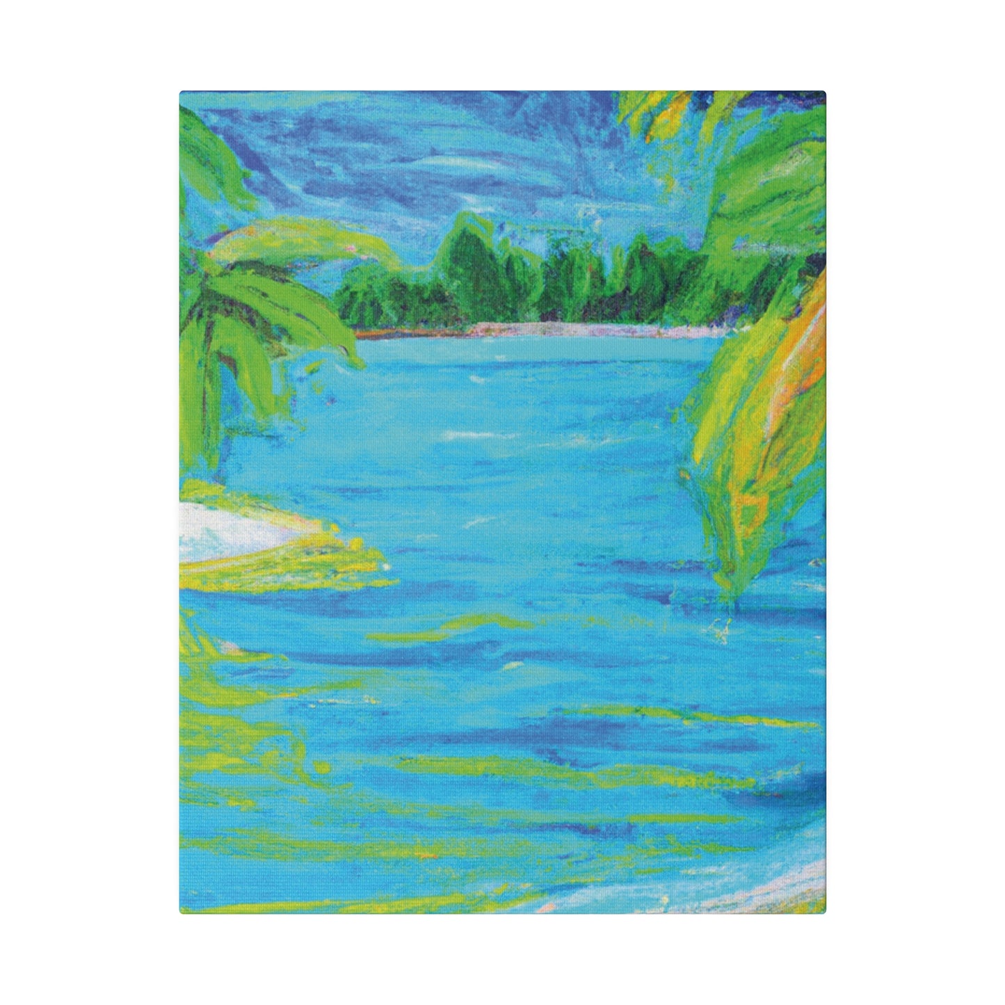 9709k - Bahamas Ocean Painting Print | Bahamas | Ocean | Beach | Poster | Home Decor | Wall Art | Canvas