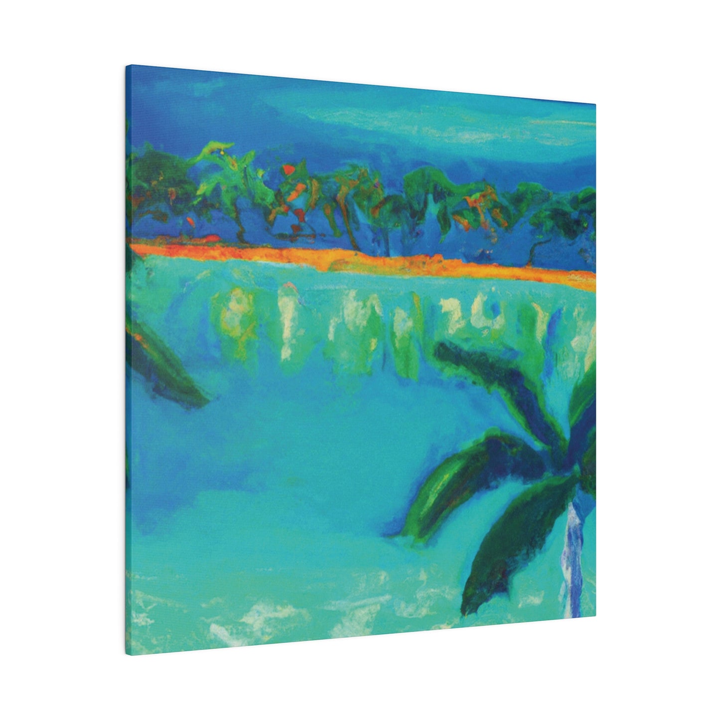 3784F - Bahamas Ocean Painting Print | Bahamas | Ocean | Beach | Poster | Home Decor | Wall Art | Canvas