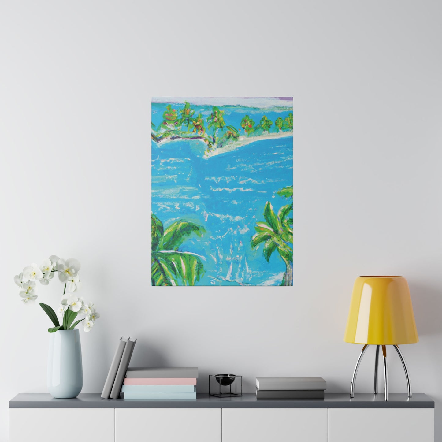 9413O - Bahamas Ocean Painting Print | Bahamas | Ocean | Beach | Poster | Home Decor | Wall Art | Canvas