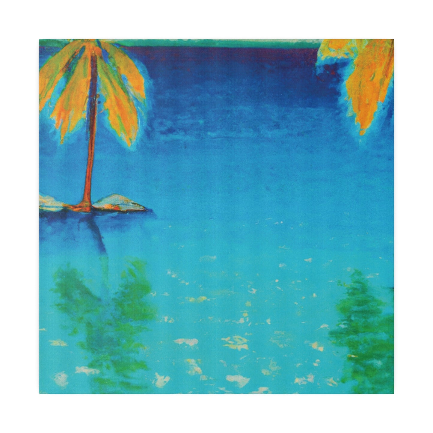 9234A - Bahamas Ocean Painting Print | Bahamas | Ocean | Beach | Poster | Home Decor | Wall Art | Canvas