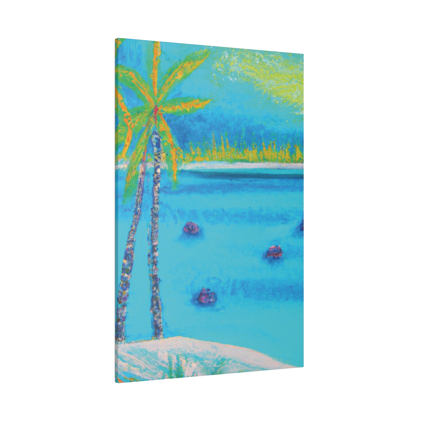 2937T - Bahamas Ocean Painting Print | Bahamas | Ocean | Beach | Poster | Home Decor | Wall Art | Canvas