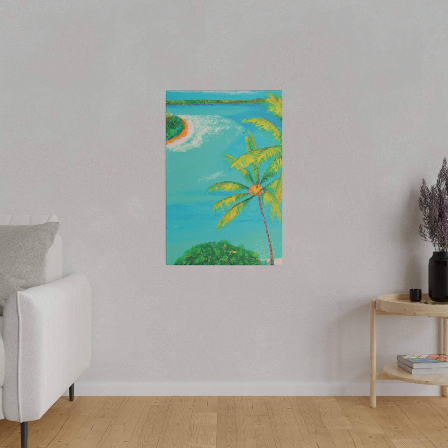 5457G - Bahamas Ocean Painting Print | Bahamas | Ocean | Beach | Poster | Home Decor | Wall Art | Canvas