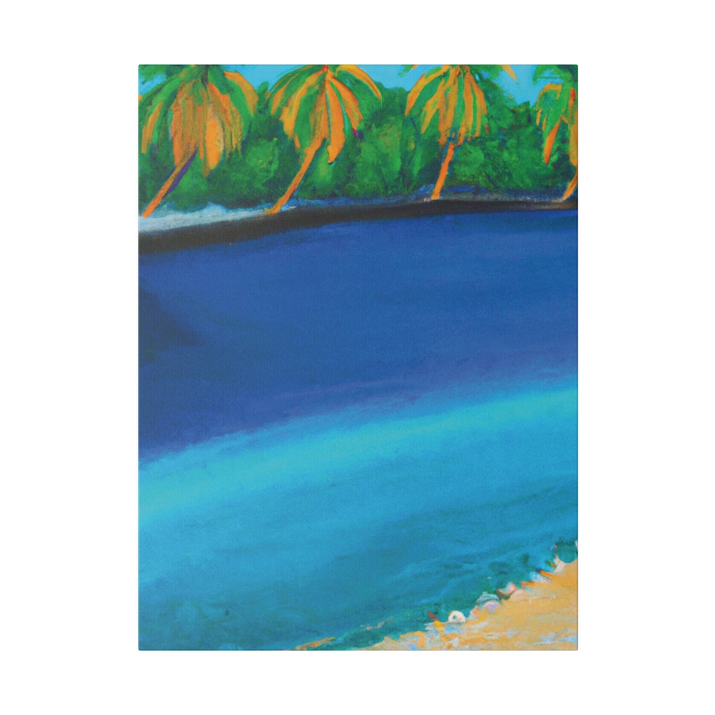 4195T - Bahamas Ocean Painting Print | Bahamas | Ocean | Beach | Poster | Home Decor | Wall Art | Canvas