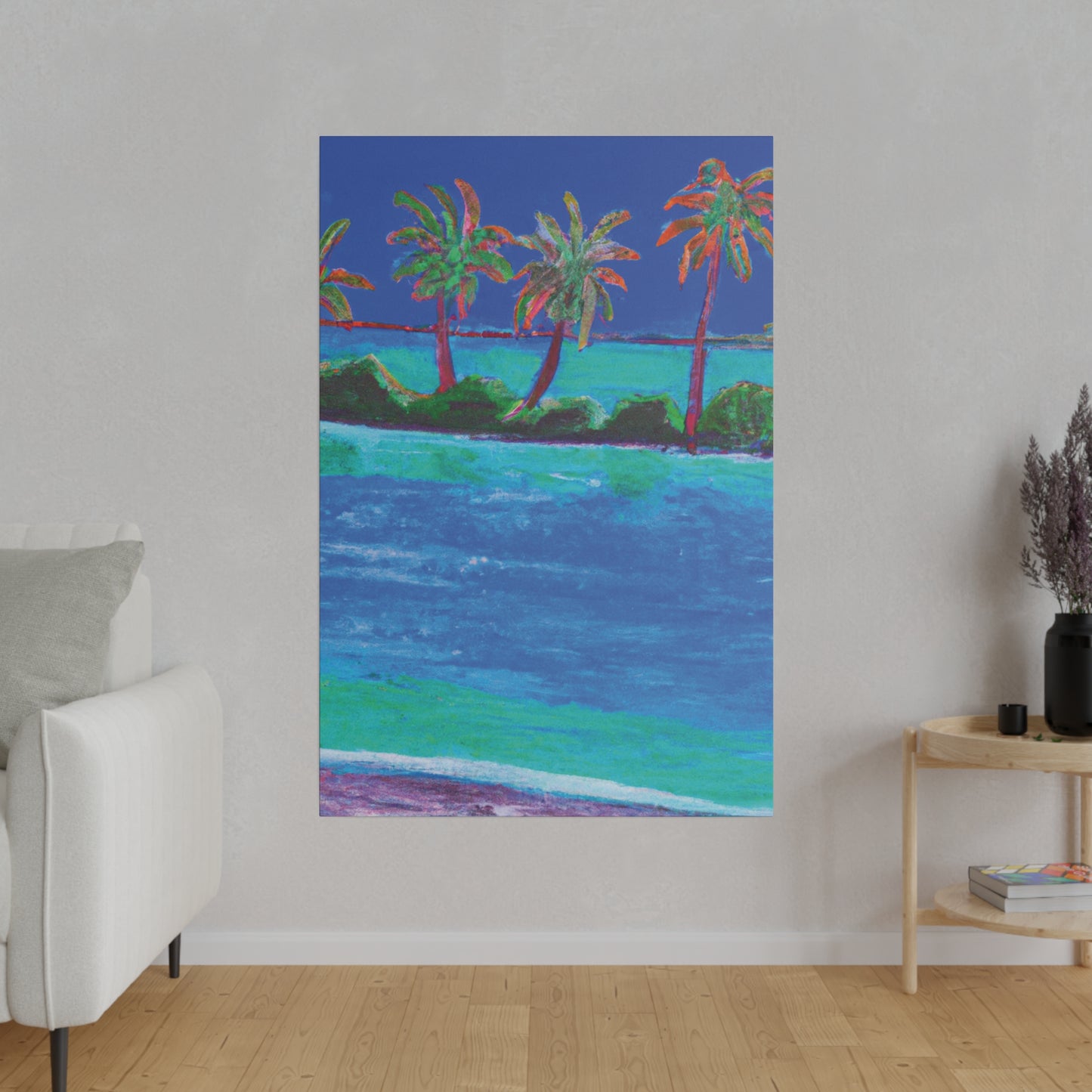 7454G - Bahamas Ocean Painting Print | Bahamas | Ocean | Beach | Poster | Home Decor | Wall Art | Canvas