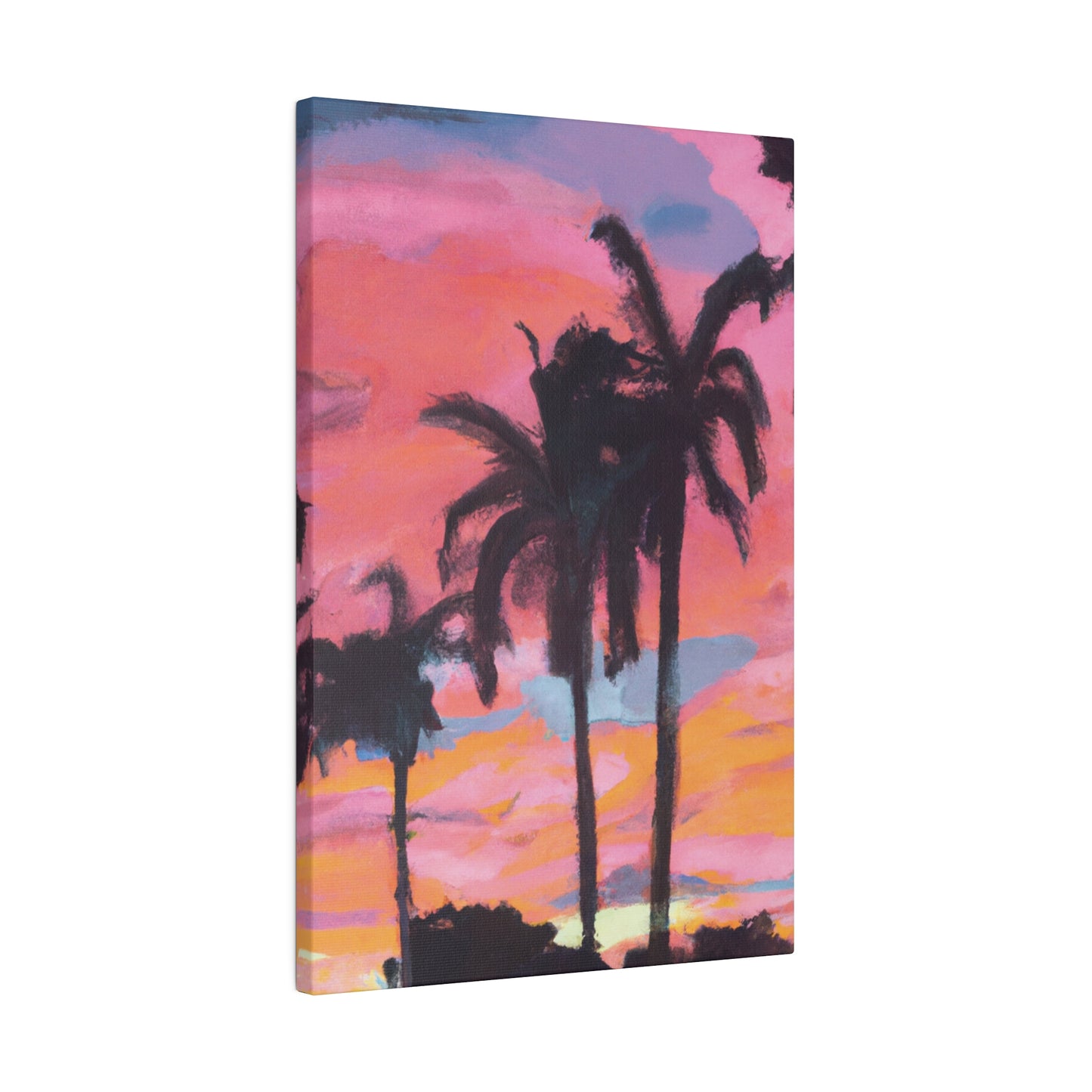 6349G - Miami Beach Sunset Painting Print | Miami | Beach | Sunset | Poster | Home Decor | Wall Art | Canvas