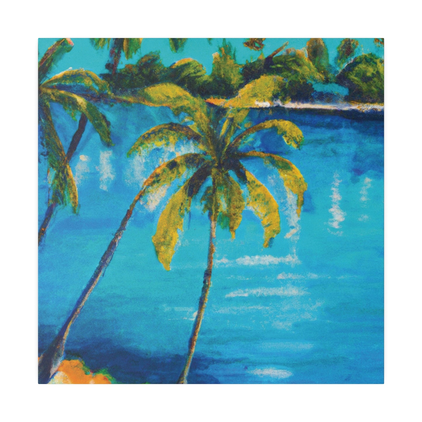 856Y - Bahamas Ocean Painting Print | Bahamas | Ocean | Beach | Poster | Home Decor | Wall Art | Canvas