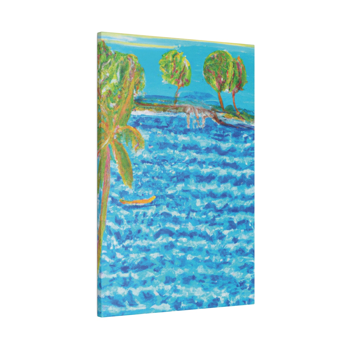 3687E - Bahamas Ocean Painting Print | Bahamas | Ocean | Beach | Poster | Home Decor | Wall Art | Canvas