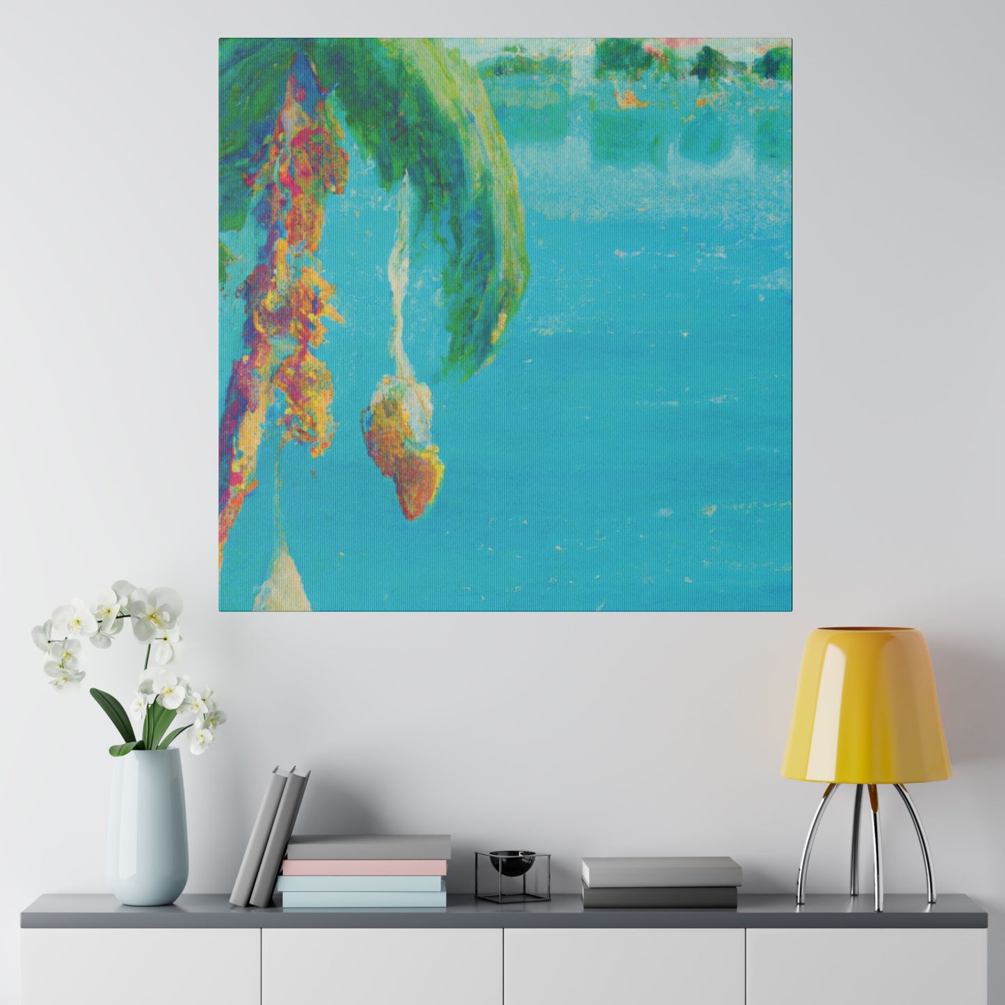 7357A - Bahamas Ocean Painting Print | Bahamas | Ocean | Beach | Poster | Home Decor | Wall Art | Canvas