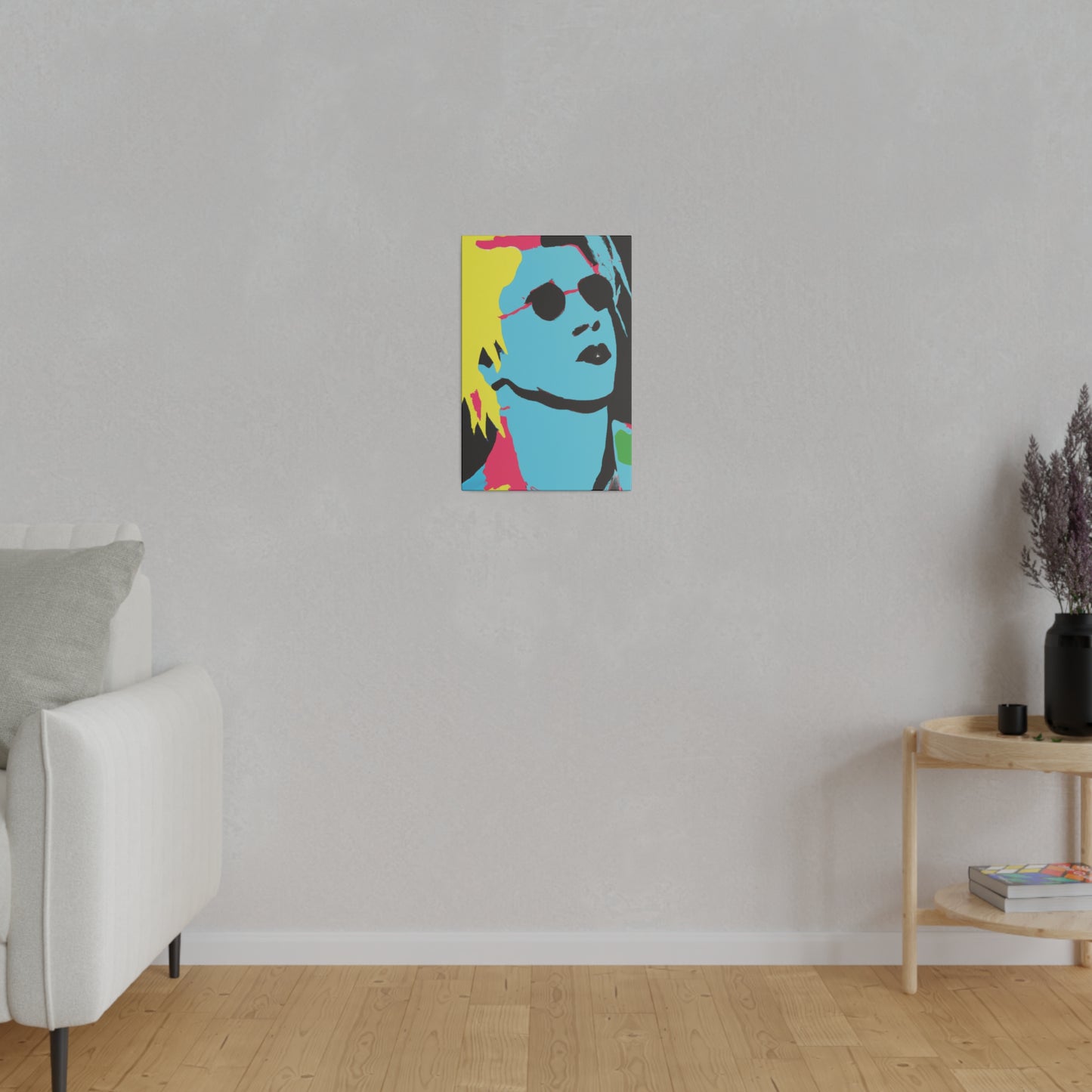 7179A - Rockstar Painting Print | Face | Abstract | Poster | Home Decor | Wall Art | Music Art | Canvas