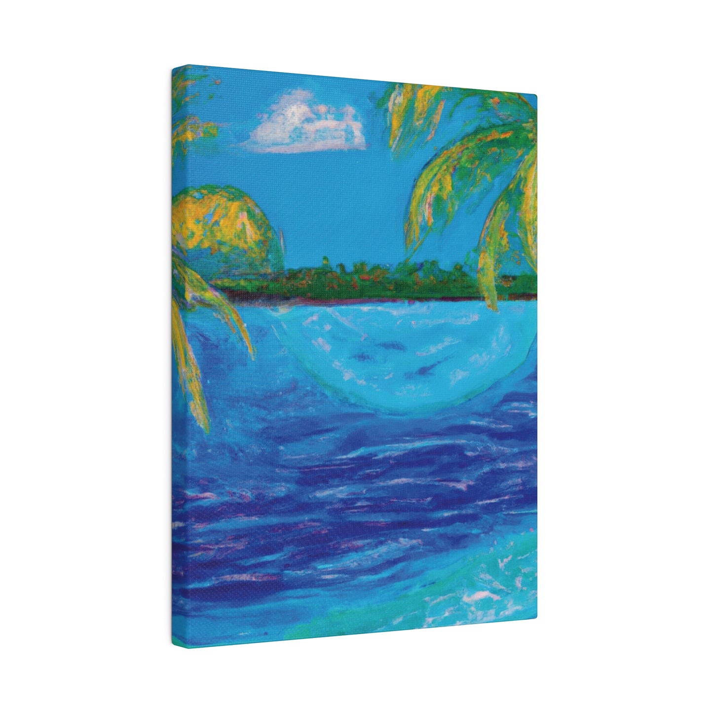 6704T - Bahamas Ocean Painting Print | Bahamas | Ocean | Beach | Poster | Home Decor | Wall Art | Canvas