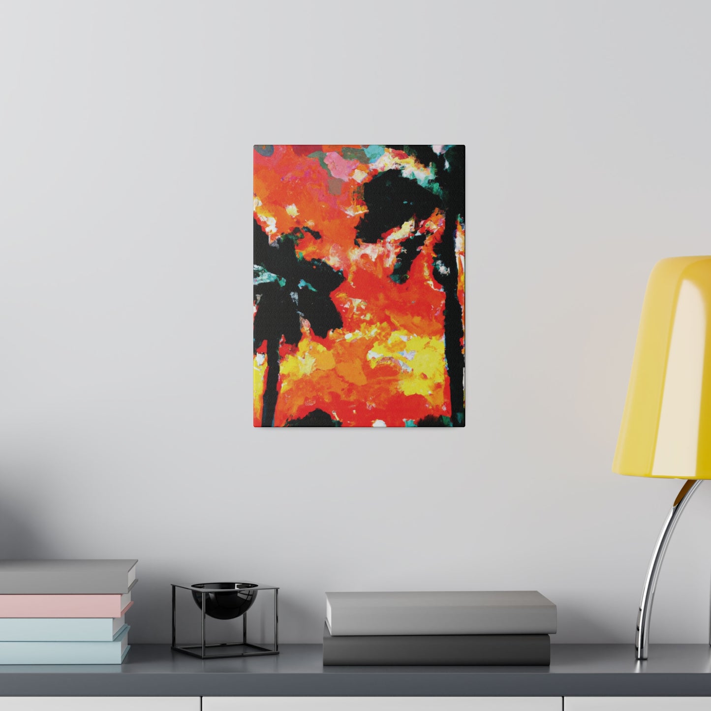 8653O - Miami Beach Sunset Painting Print | Miami | Beach | Sunset | Poster | Home Decor | Wall Art | Canvas