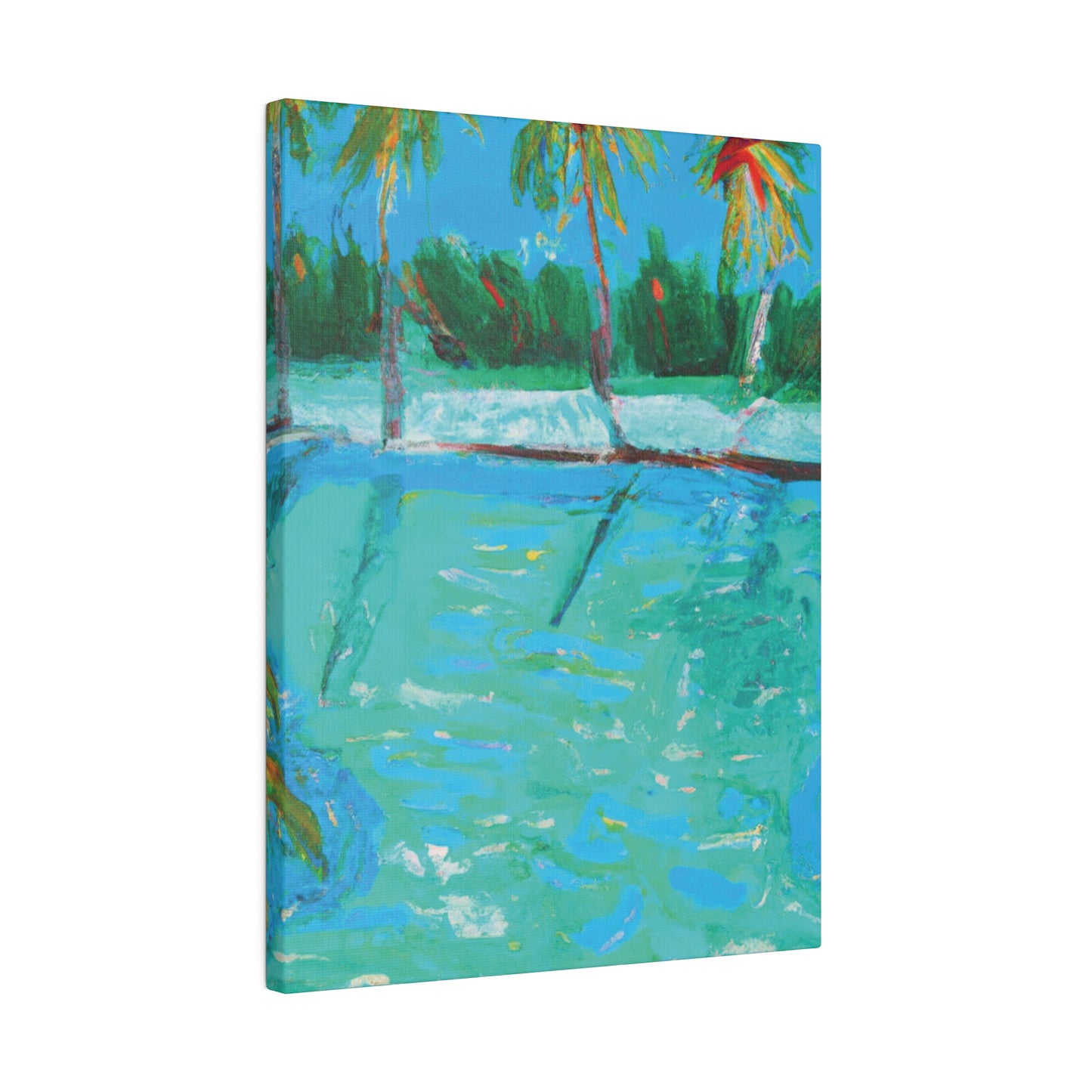 8483P - Bahamas Ocean Painting Print | Bahamas | Ocean | Beach | Poster | Home Decor | Wall Art | Canvas