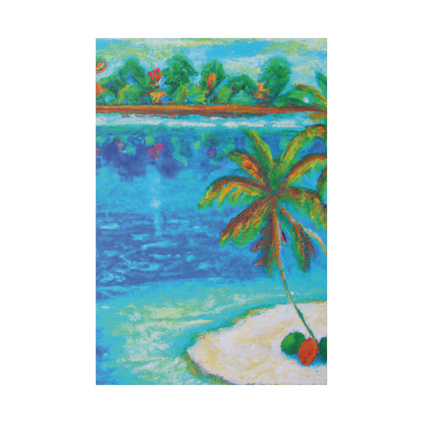 8252T - Bahamas Ocean Painting Print | Bahamas | Ocean | Beach | Poster | Home Decor | Wall Art | Canvas
