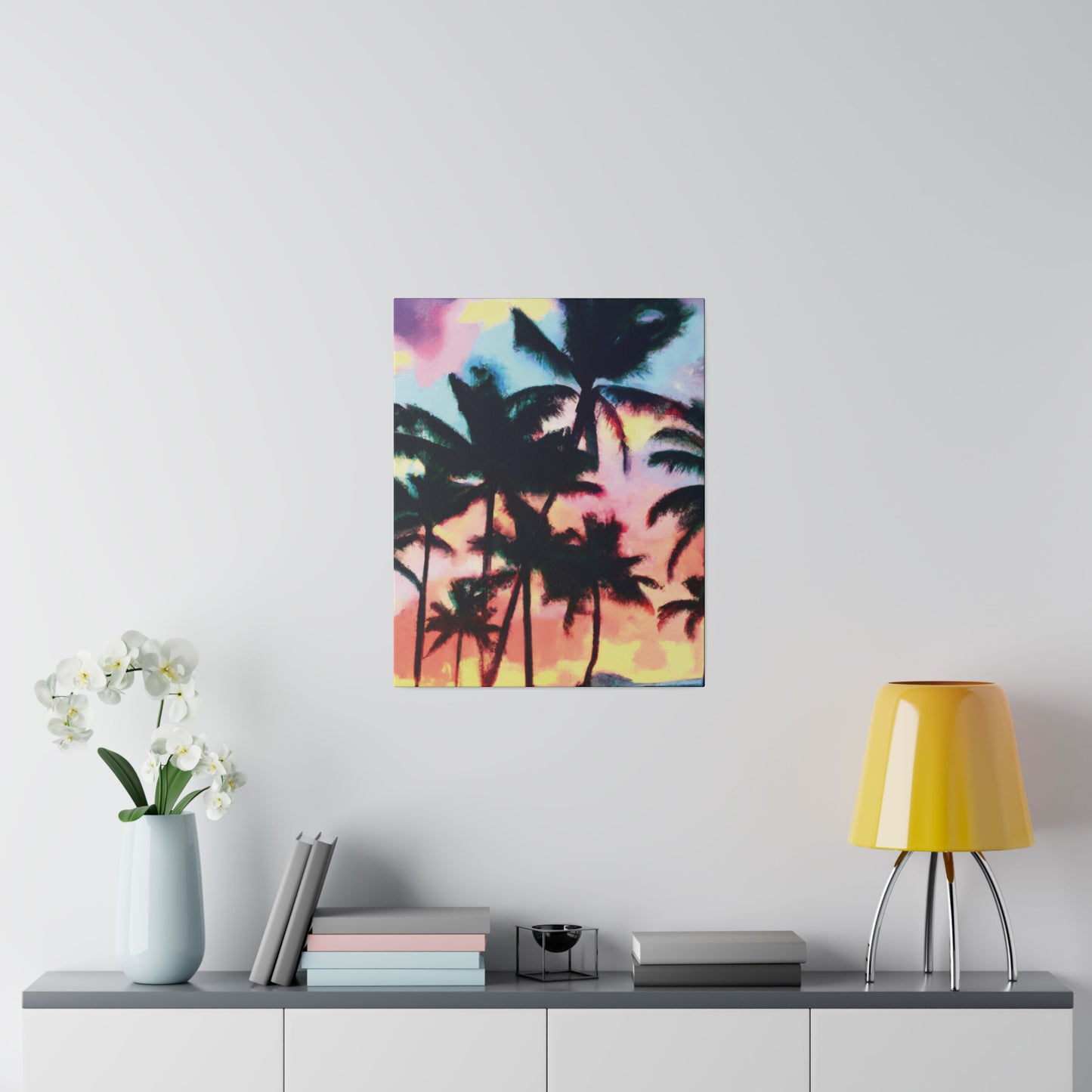 5231V - Miami Beach Sunset Painting Print | Miami | Beach | Sunset | Poster | Home Decor | Wall Art | Canvas