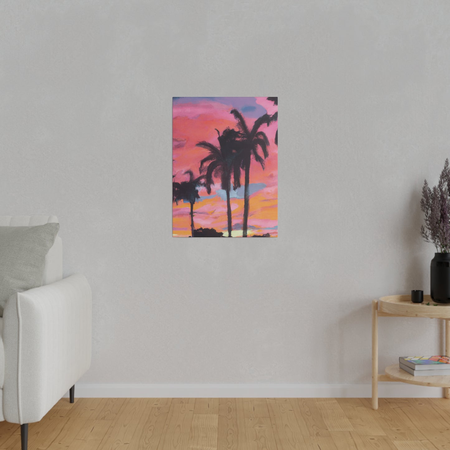 6349G - Miami Beach Sunset Painting Print | Miami | Beach | Sunset | Poster | Home Decor | Wall Art | Canvas