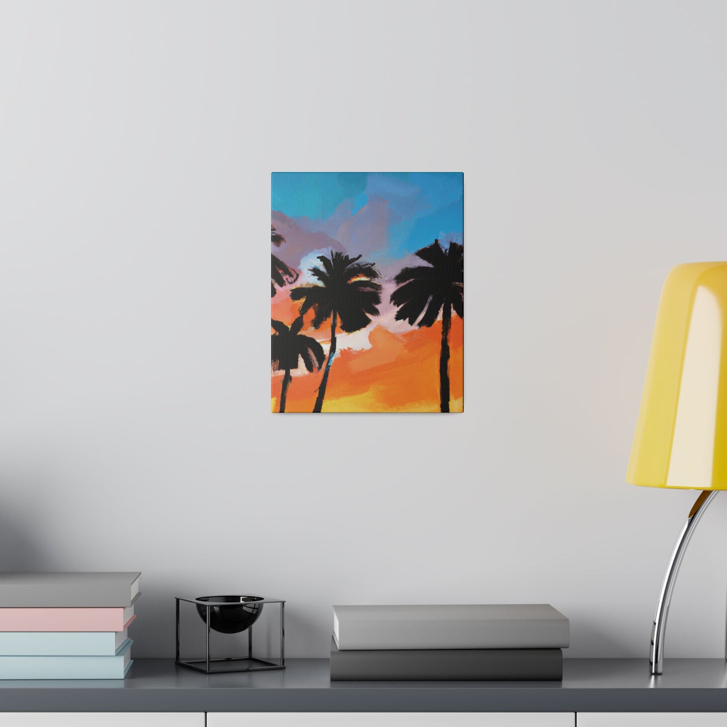 7010V - Miami Beach Sunset Painting Print | Miami | Beach | Sunset | Poster | Home Decor | Wall Art | Canvas