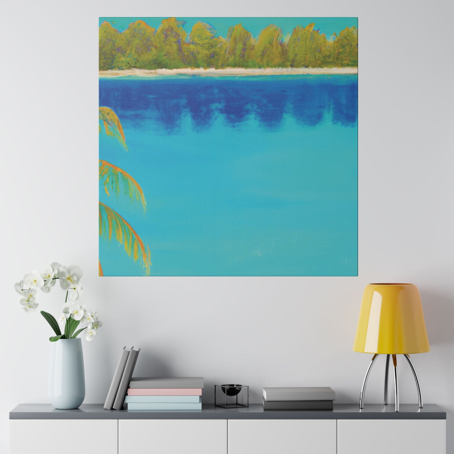 9134K - Bahamas Ocean Painting Print | Bahamas | Ocean | Beach | Poster | Home Decor | Wall Art | Canvas