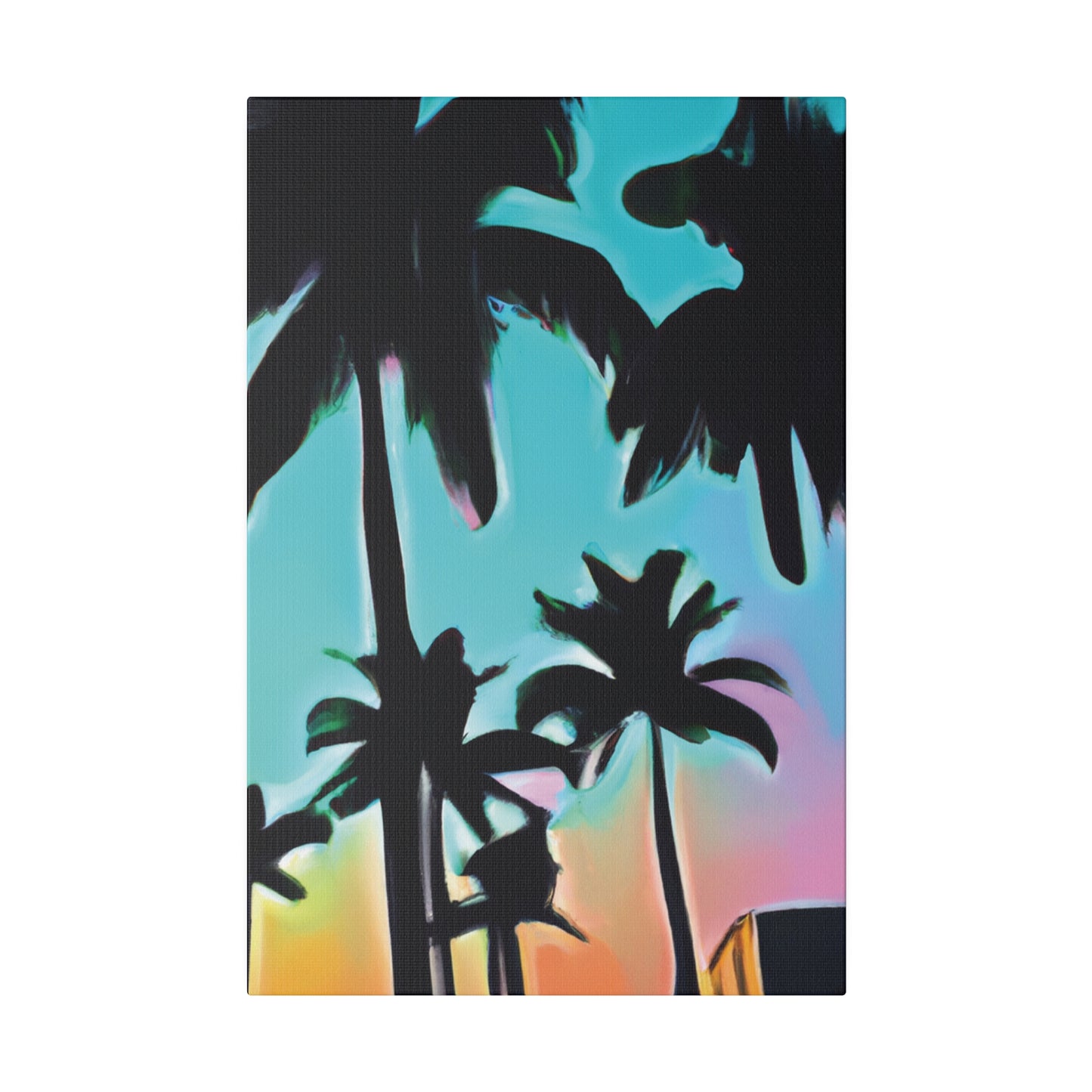 5491X - Miami Beach Sunset Painting Print | Miami | Beach | Sunset | Poster | Home Decor | Wall Art | Canvas