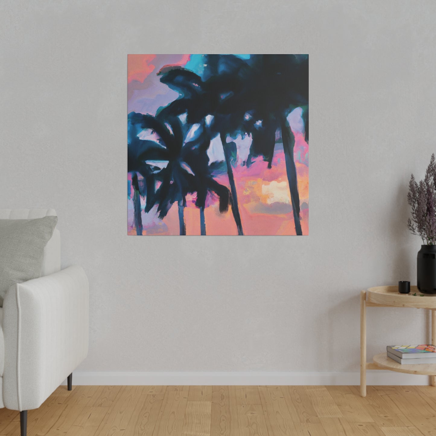 7234X - Miami Beach Sunset Painting Print | Miami | Beach | Sunset | Poster | Home Decor | Wall Art | Canvas