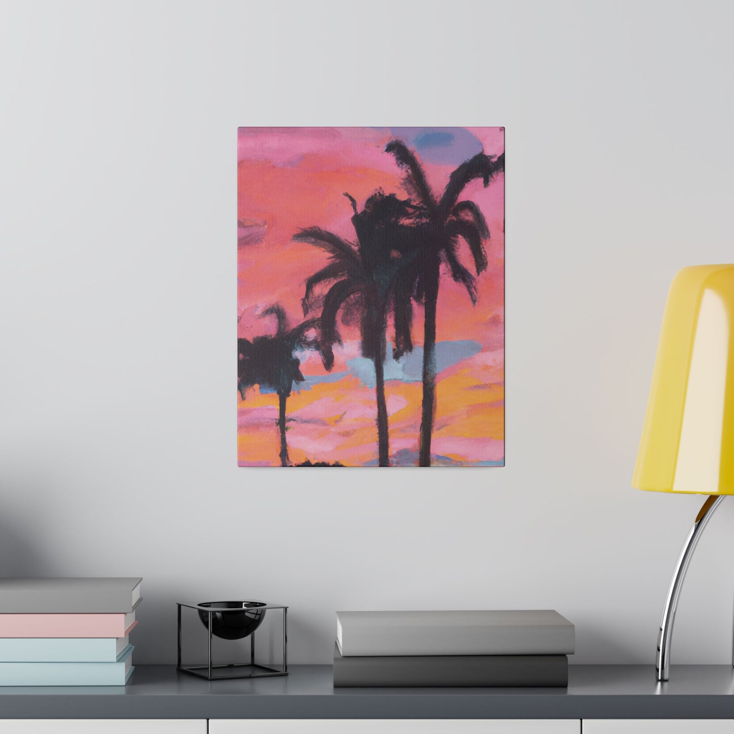 6349G - Miami Beach Sunset Painting Print | Miami | Beach | Sunset | Poster | Home Decor | Wall Art | Canvas