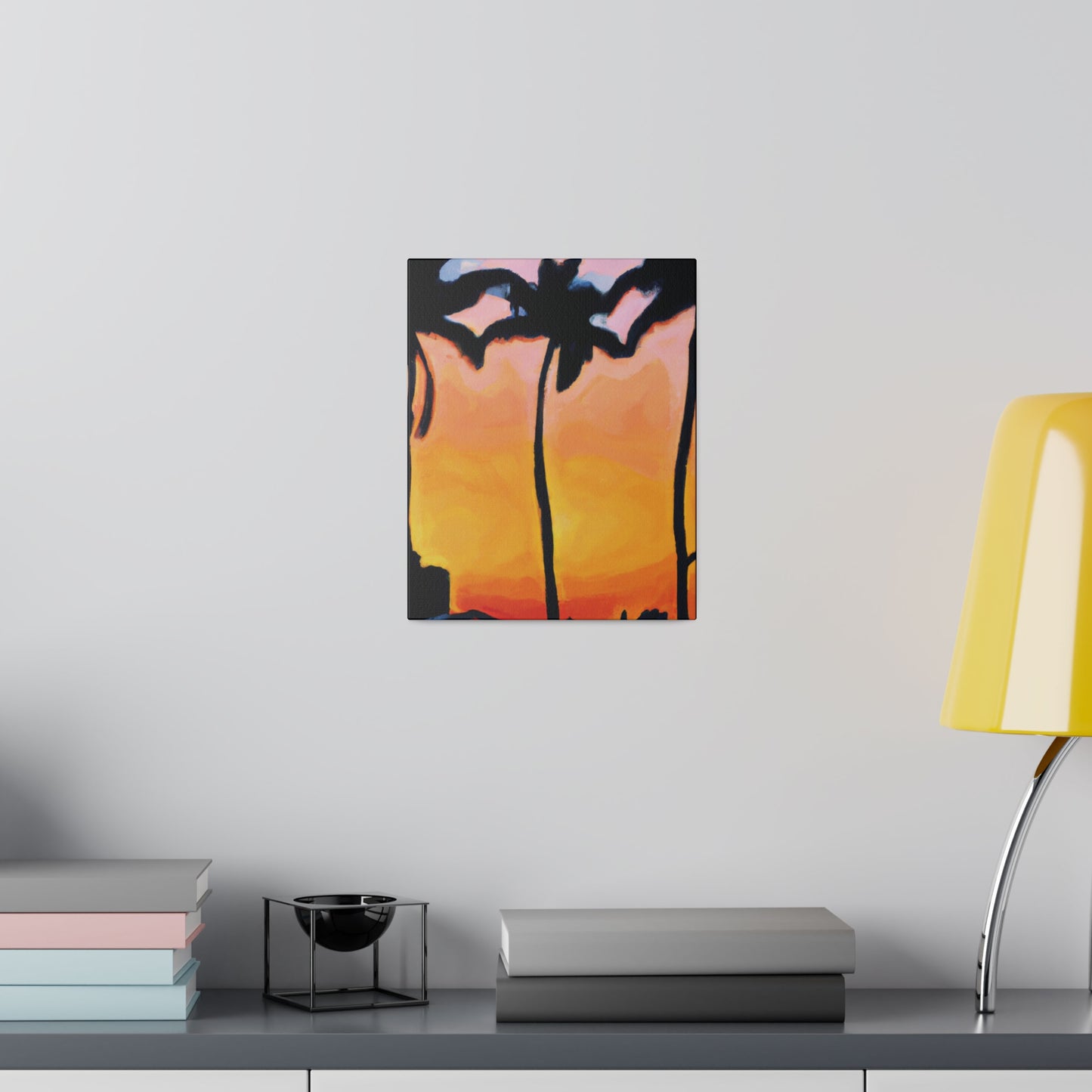 9545F - Miami Beach Sunset Painting Print | Miami | Beach | Sunset | Poster | Home Decor | Wall Art | Canvas