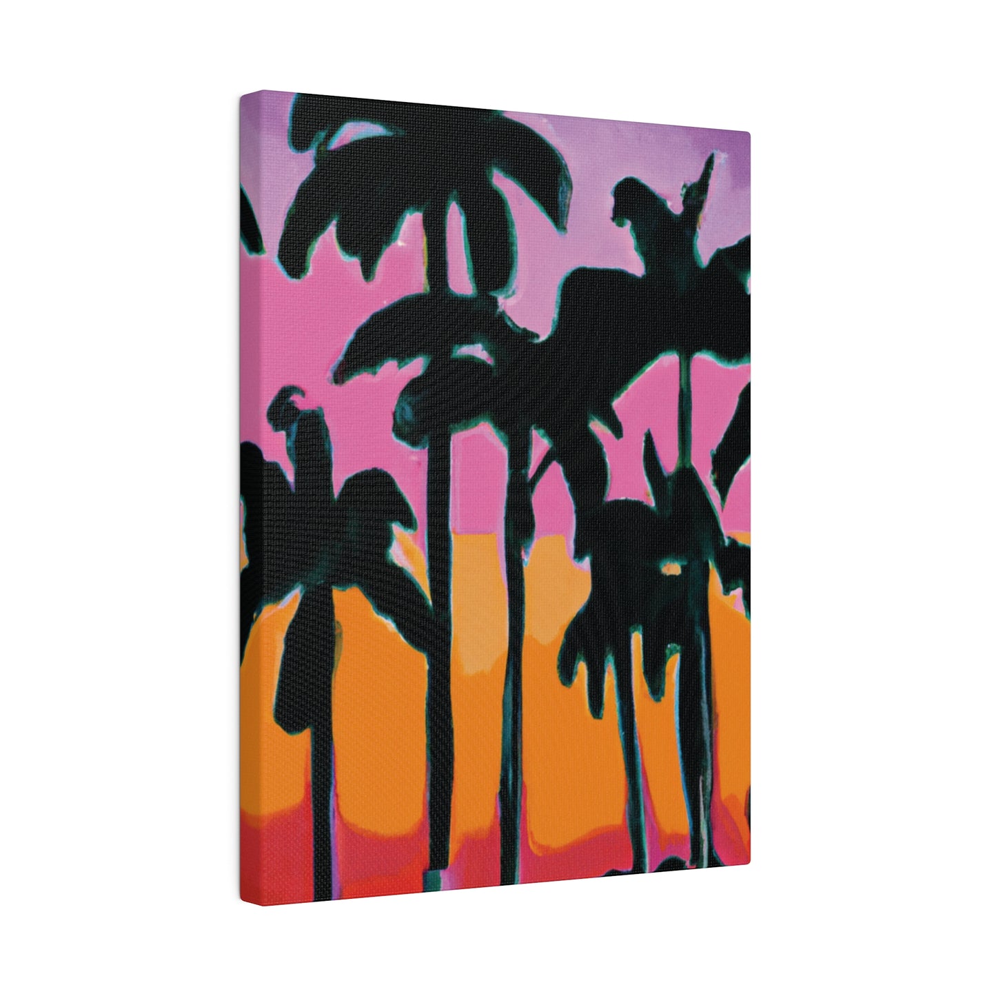 5108P - Miami Beach Sunset Painting Print | Miami | Beach | Sunset | Poster | Home Decor | Wall Art | Canvas