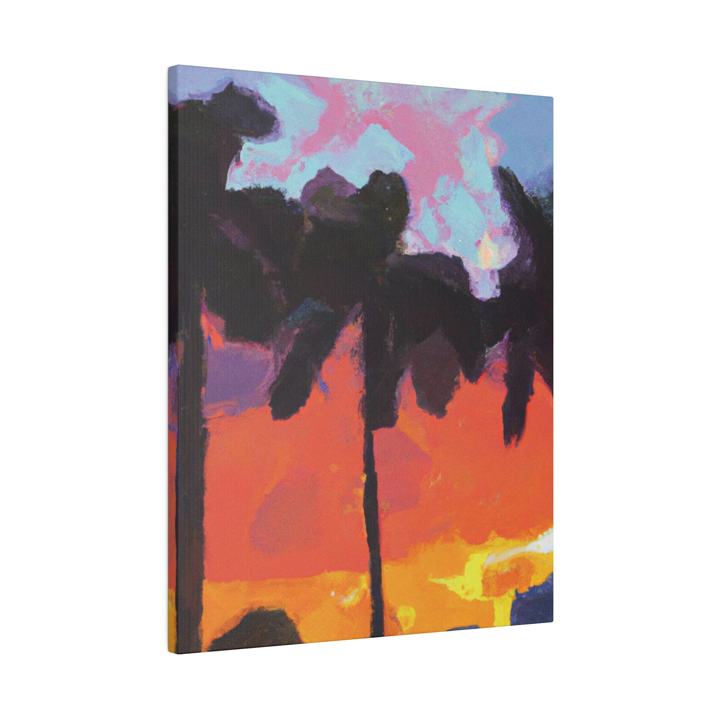 9276D - Miami Beach Sunset Painting Print | Miami | Beach | Sunset | Poster | Home Decor | Wall Art | Canvas