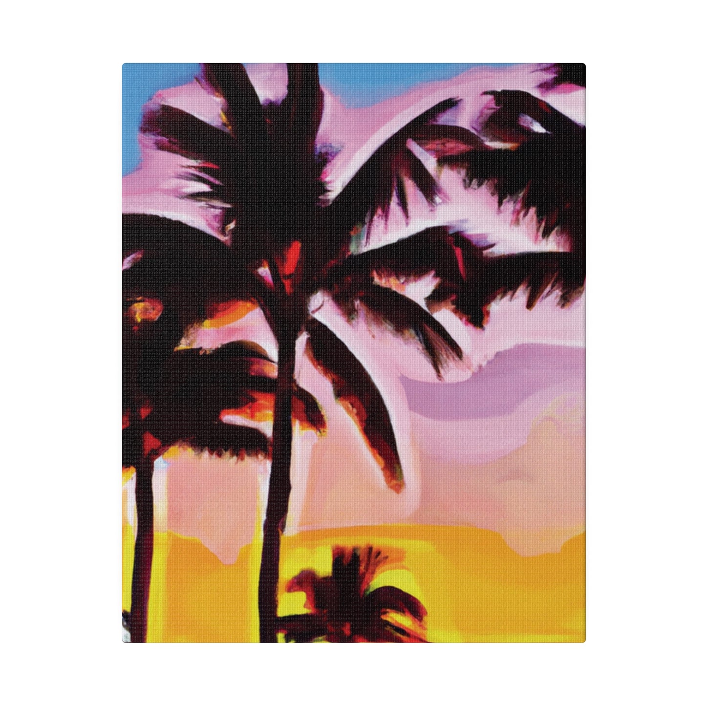 742X - Miami Beach Sunset Painting Print | Miami | Beach | Sunset | Poster | Home Decor | Wall Art | Canvas